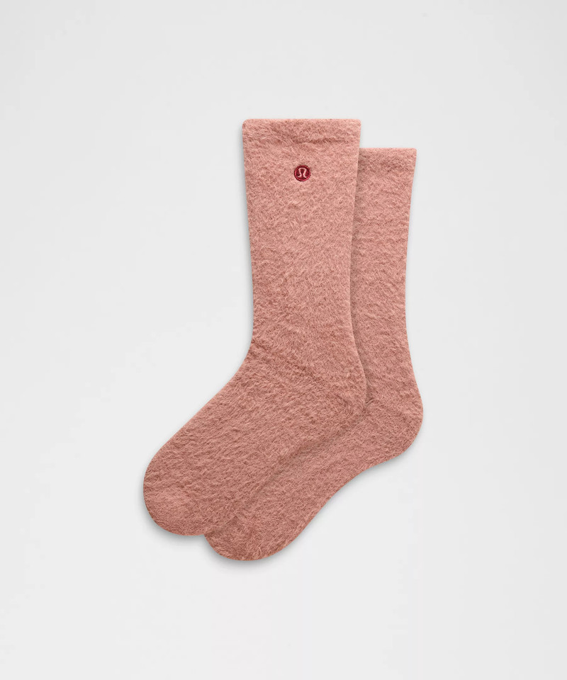 Unisex Fuzzy Crew Socks 1