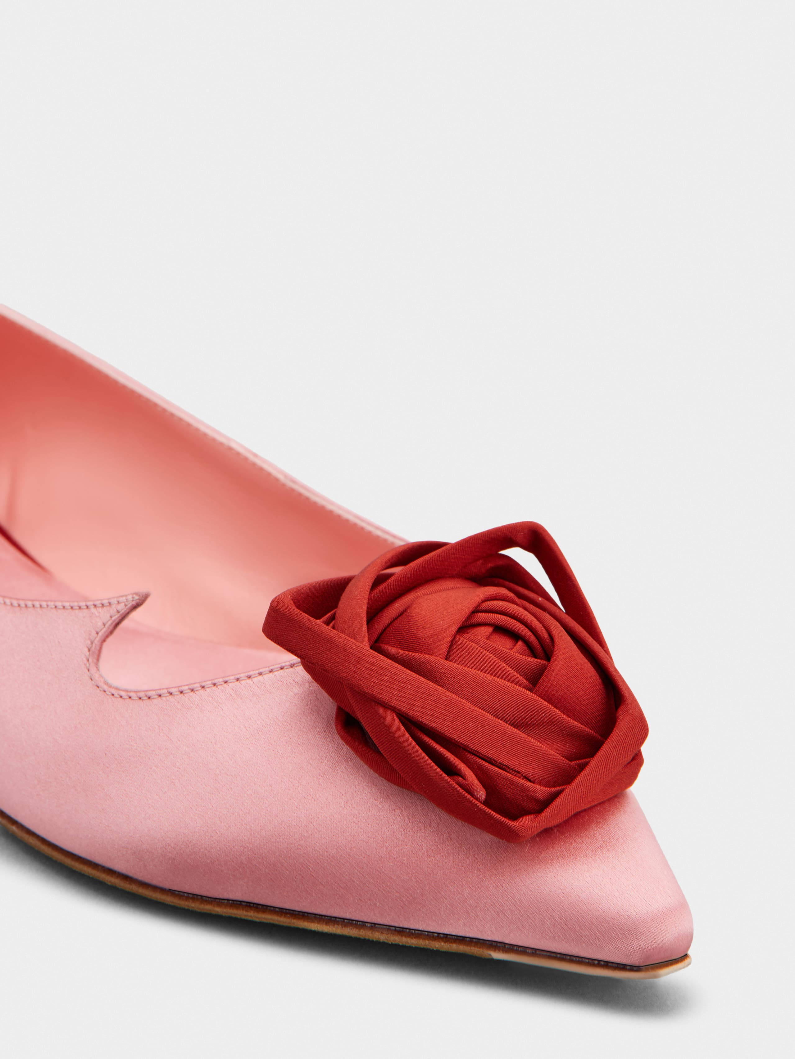 Rose Vivier Ballerinas in satin - 3