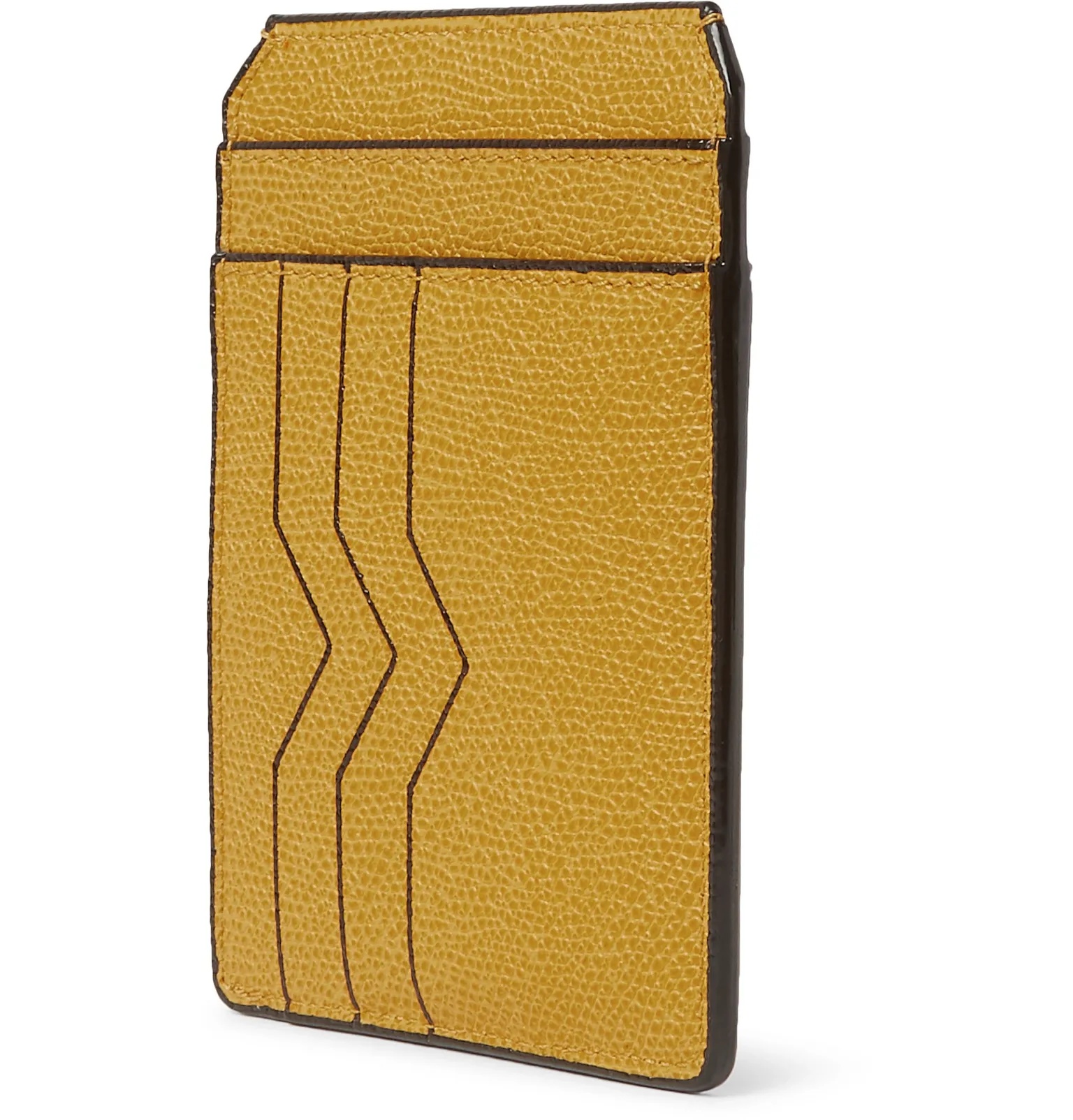 Pebble-Grain Leather Cardholder - 3