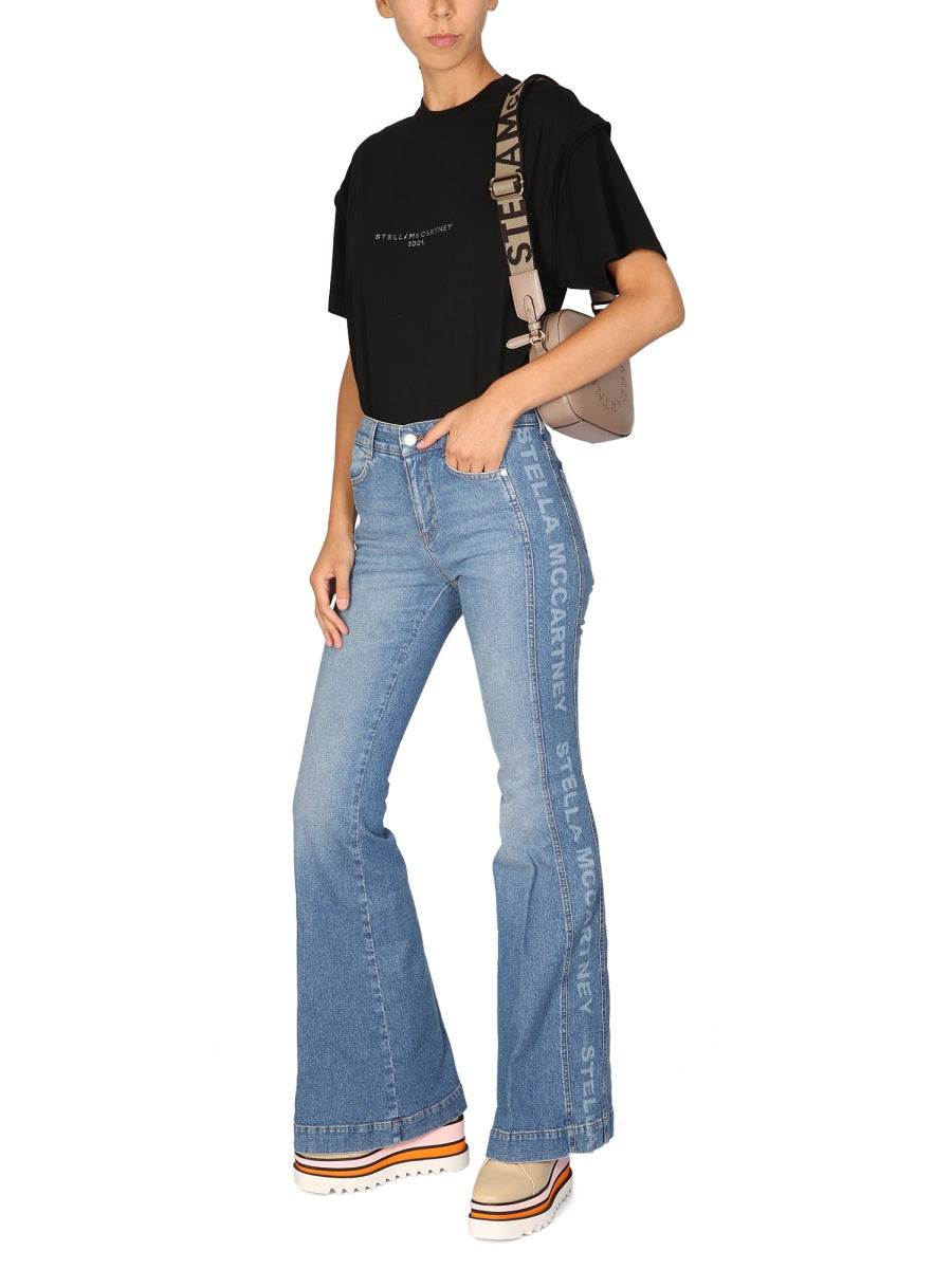 Stella Mccartney Women Crystal Logo T-Shirt - 2