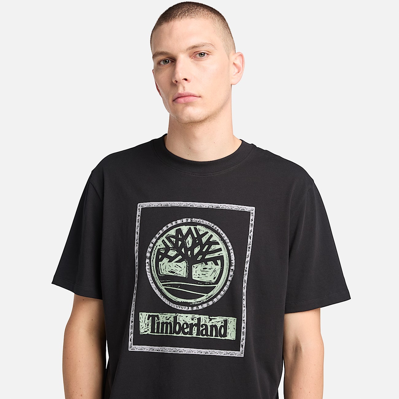 Men's Front Seasonal Stack Logo T-Shirt - 4