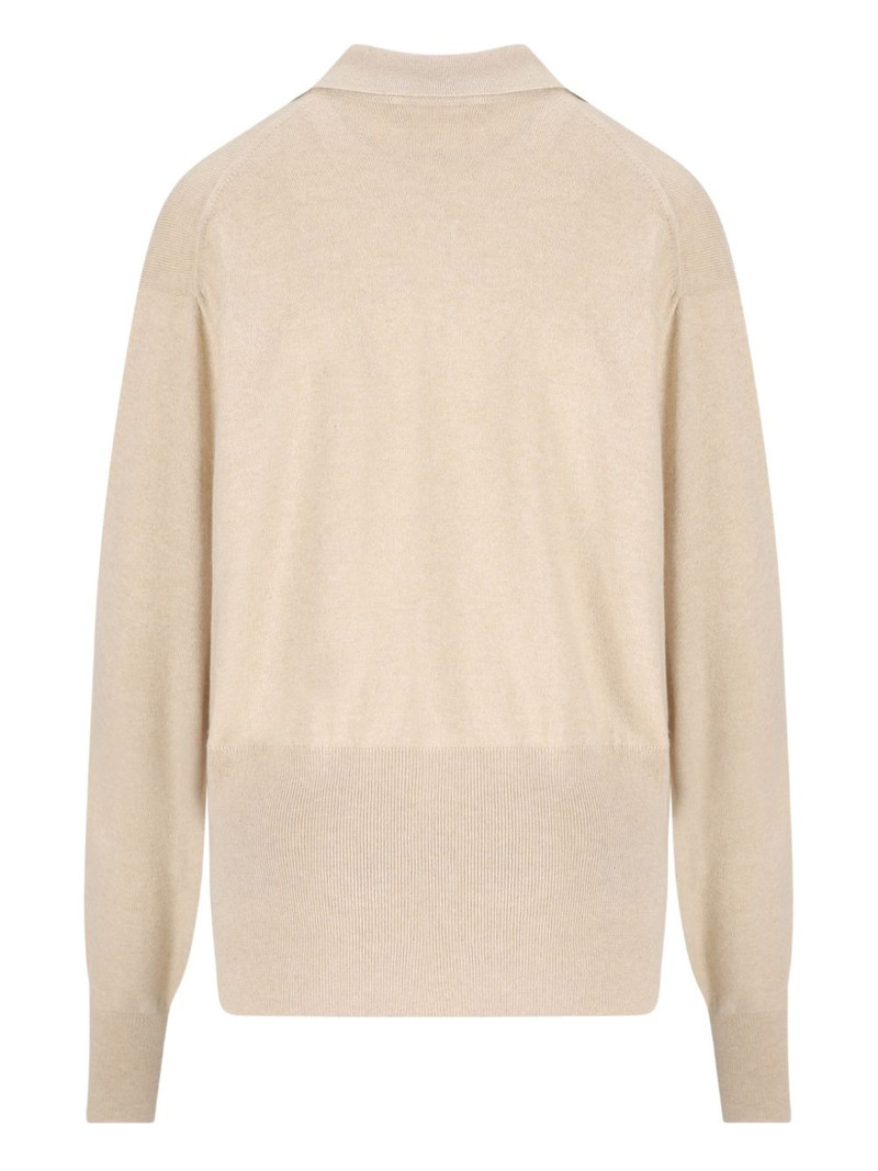 Loro Piana ribbed polo shirt outlook