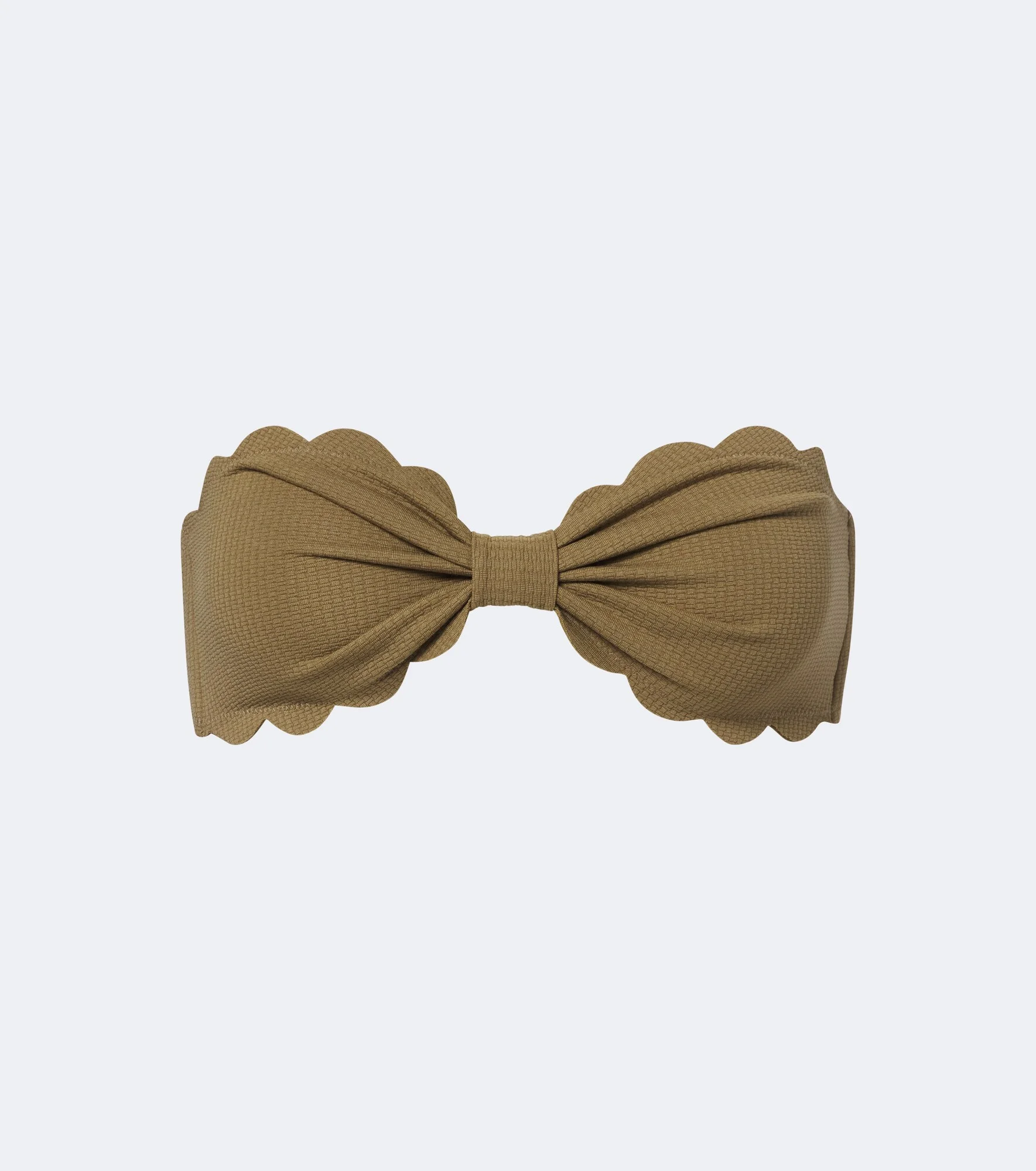 Antibes scalloped bandeau bikini top - 1