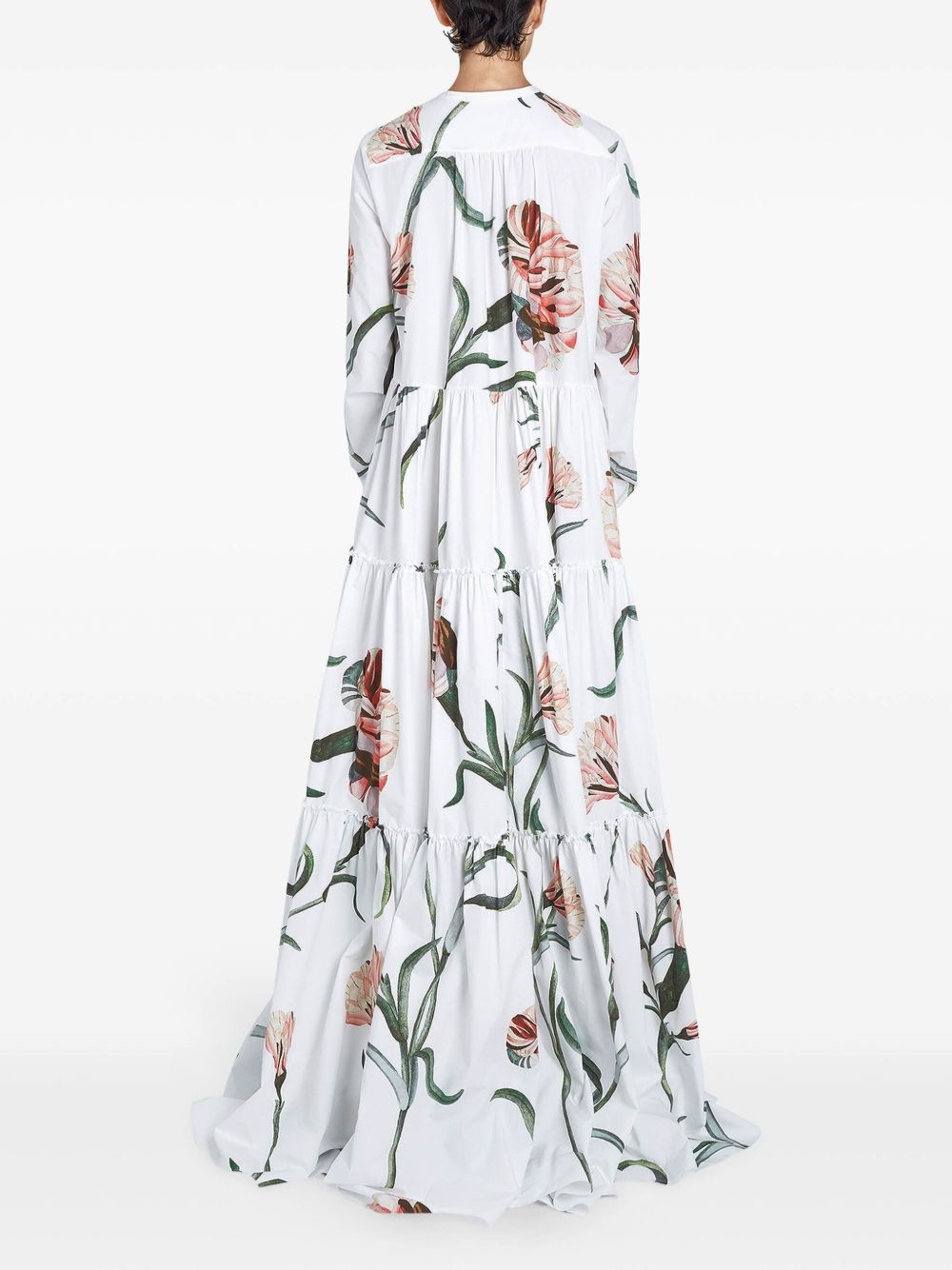 printed gown - 4