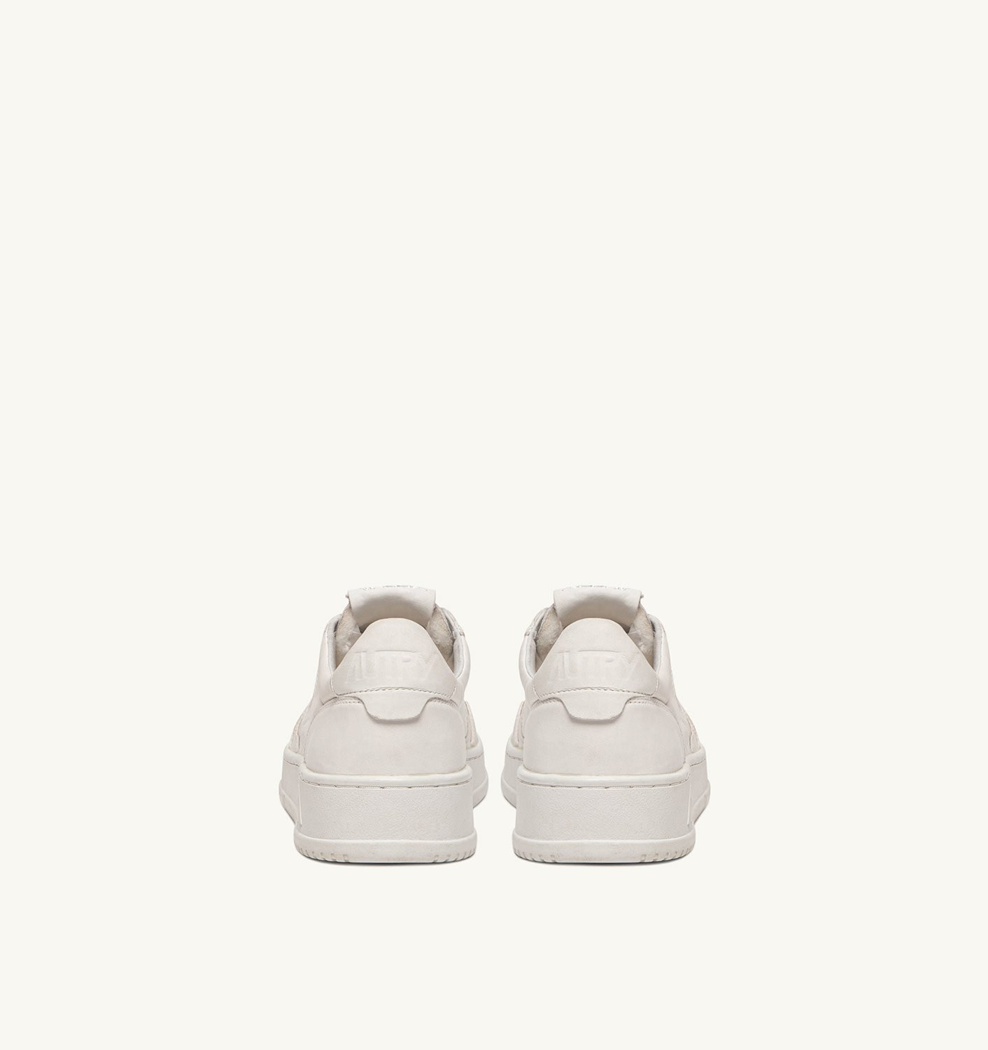 MEDALIST LOW SNEAKERS IN OPTICAL WHITE SUPER SOFT NAPA LEATHER - 3