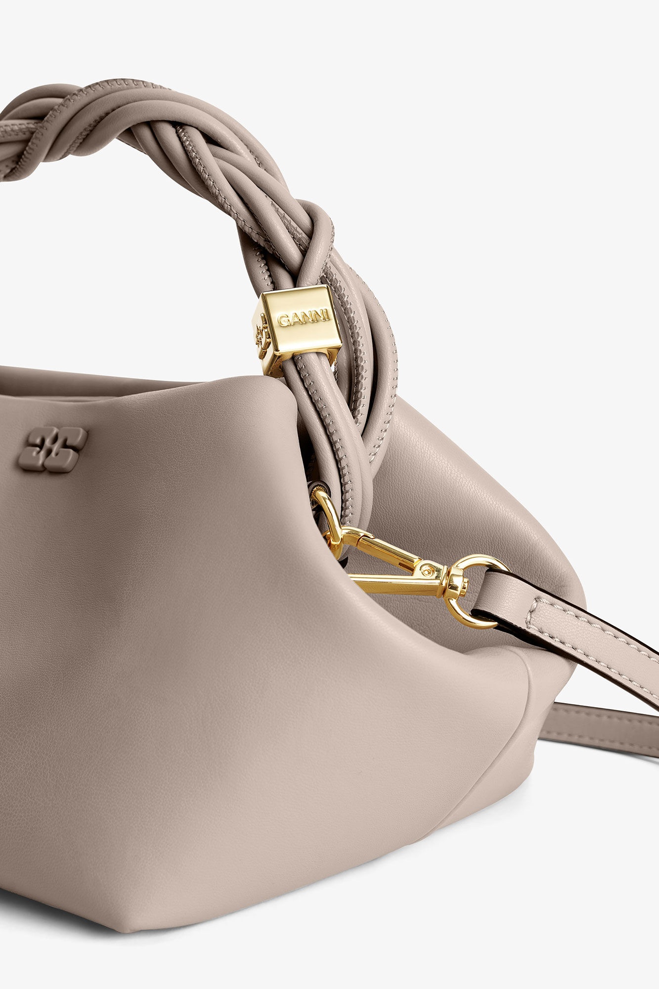 LIGHT GREY SMALL GANNI BOU BAG - 4