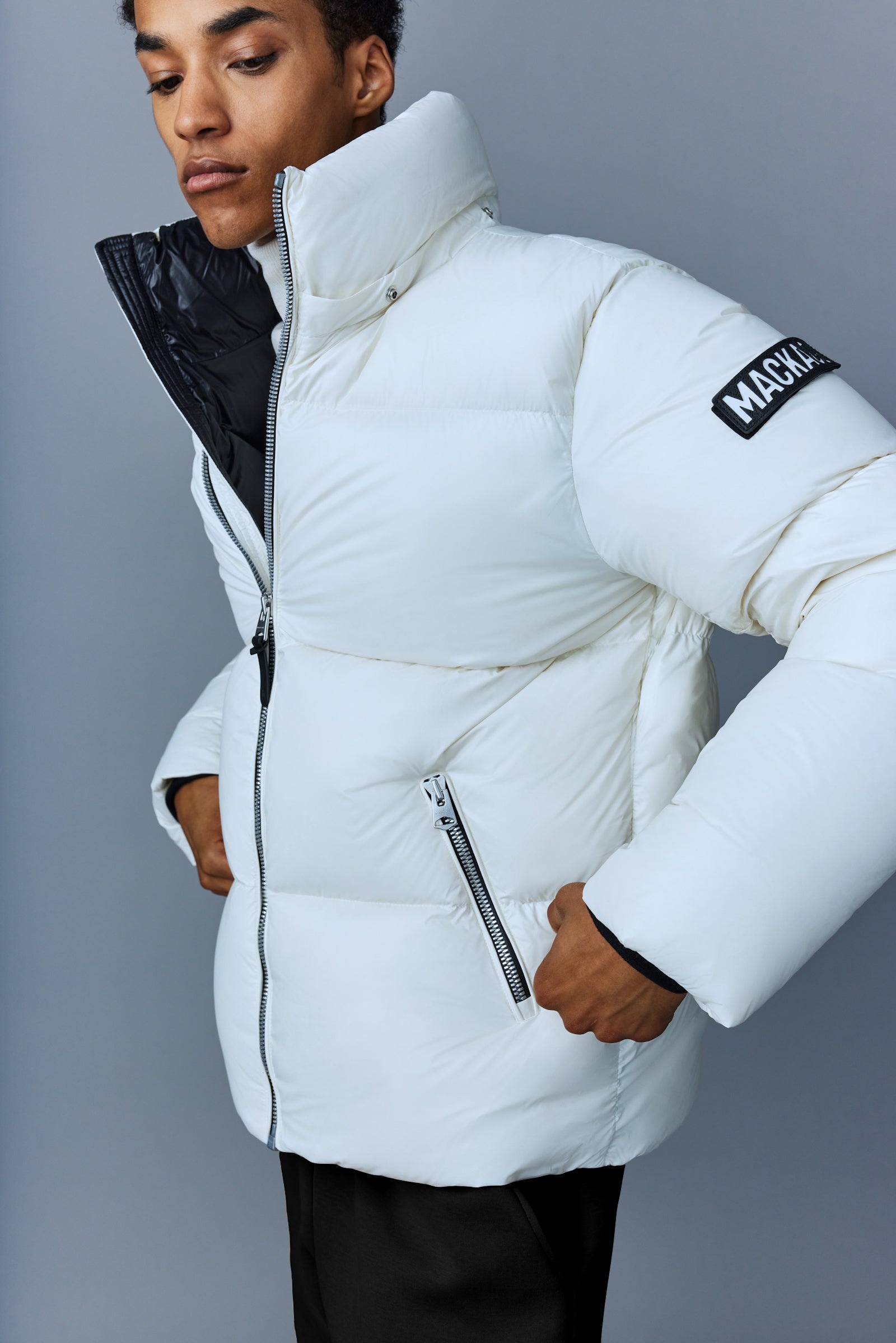 KENT-Z lustrous down jacket with hood - 5