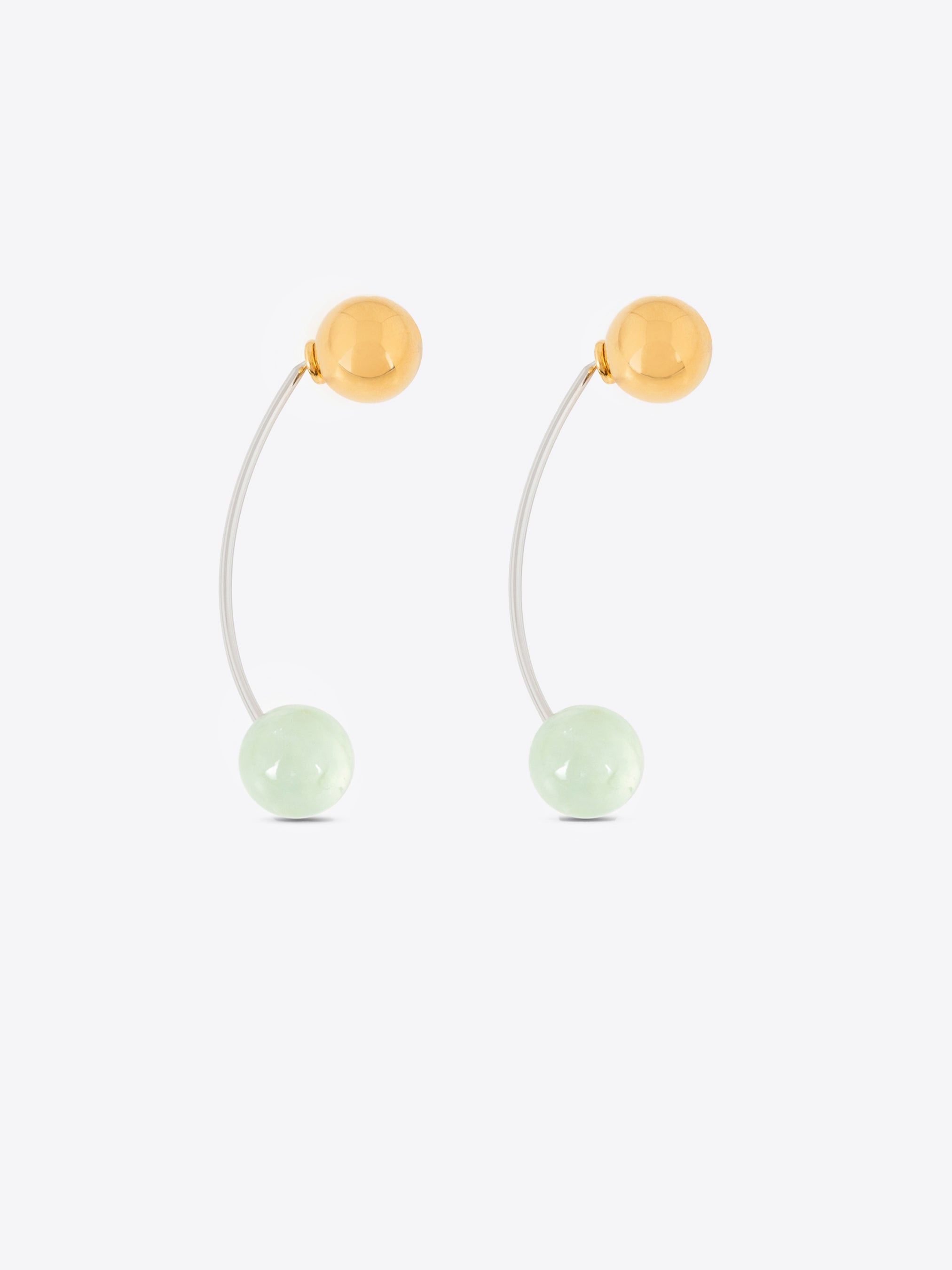 CHAIN STUD EARRINGS - 2
