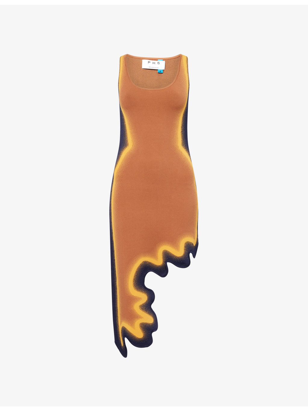 Aster Reversible Wavy Knit Mini Dress - 1