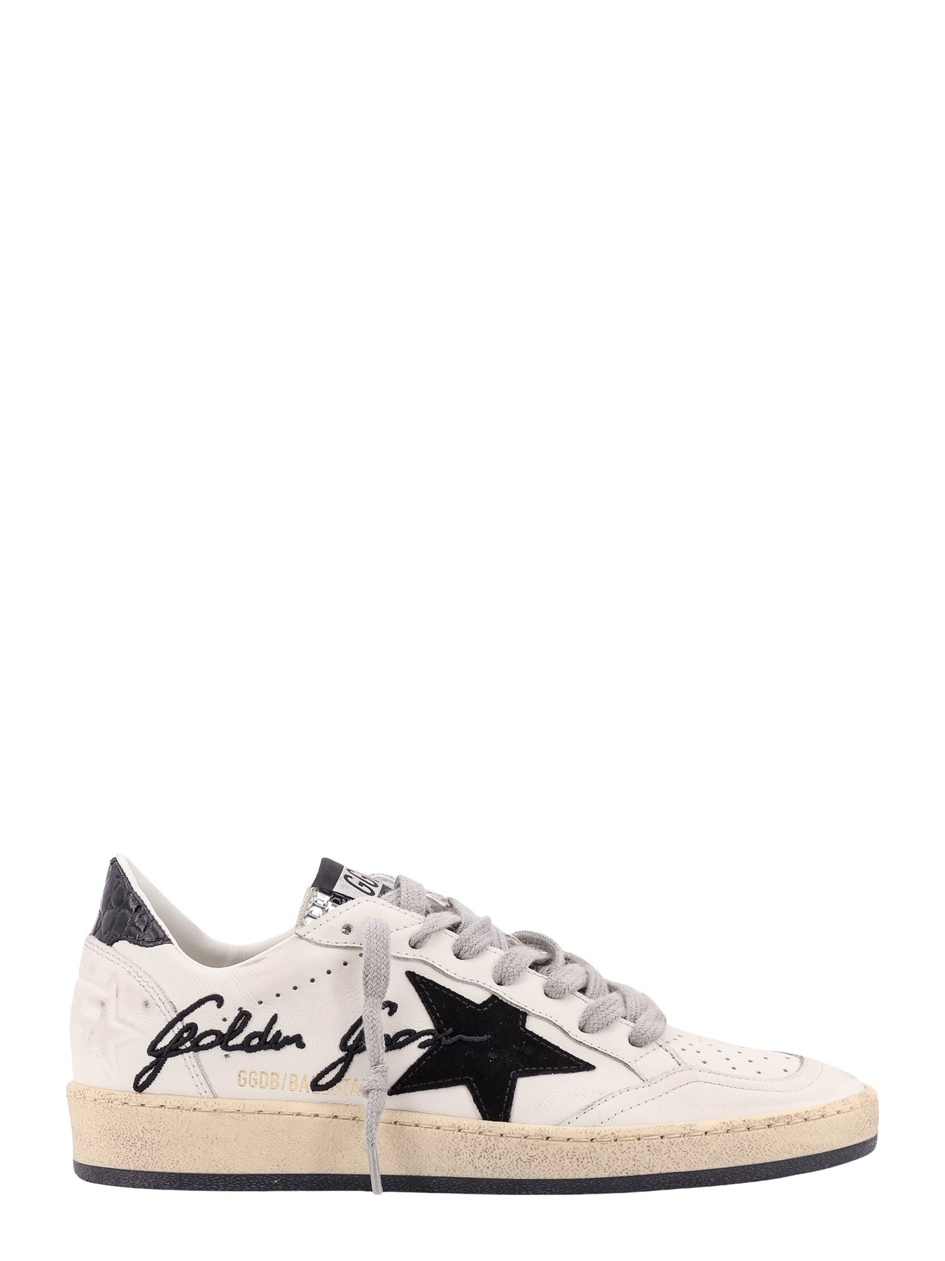 Leather sneakers with Star suede detail - 1