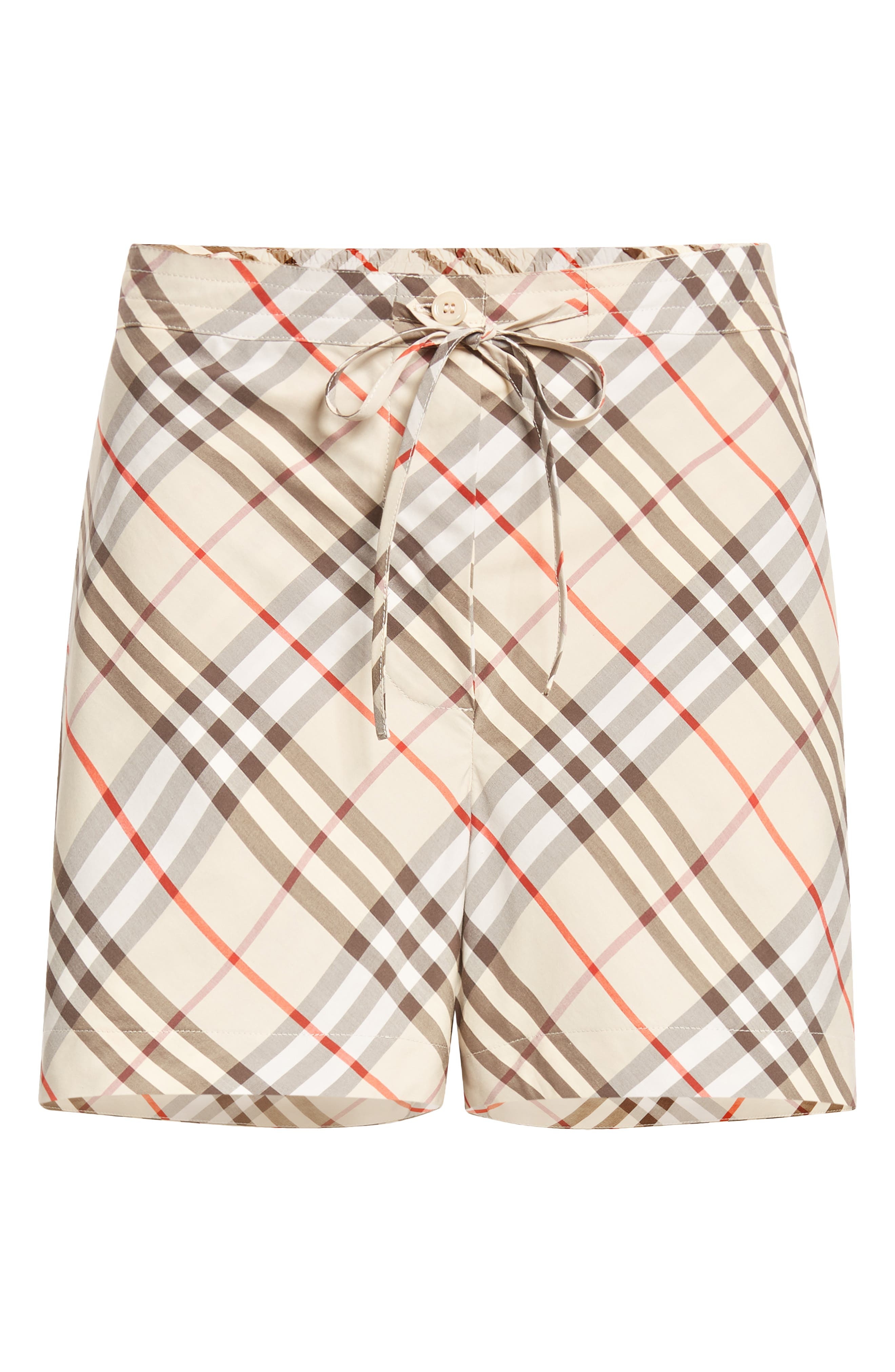 burberry Check Cotton Pajama Shorts in Chipping Ip Check at Nordstrom - 6