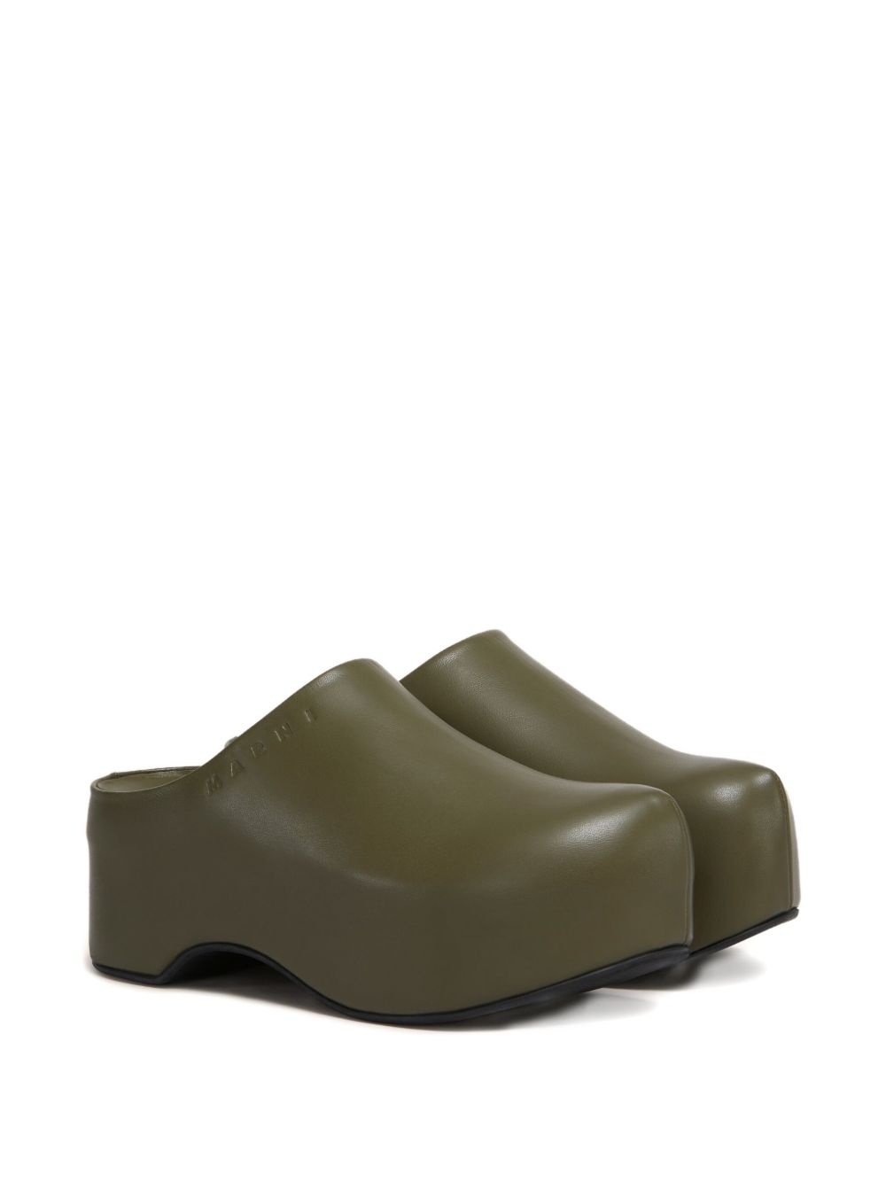 leather platform sandals - 2