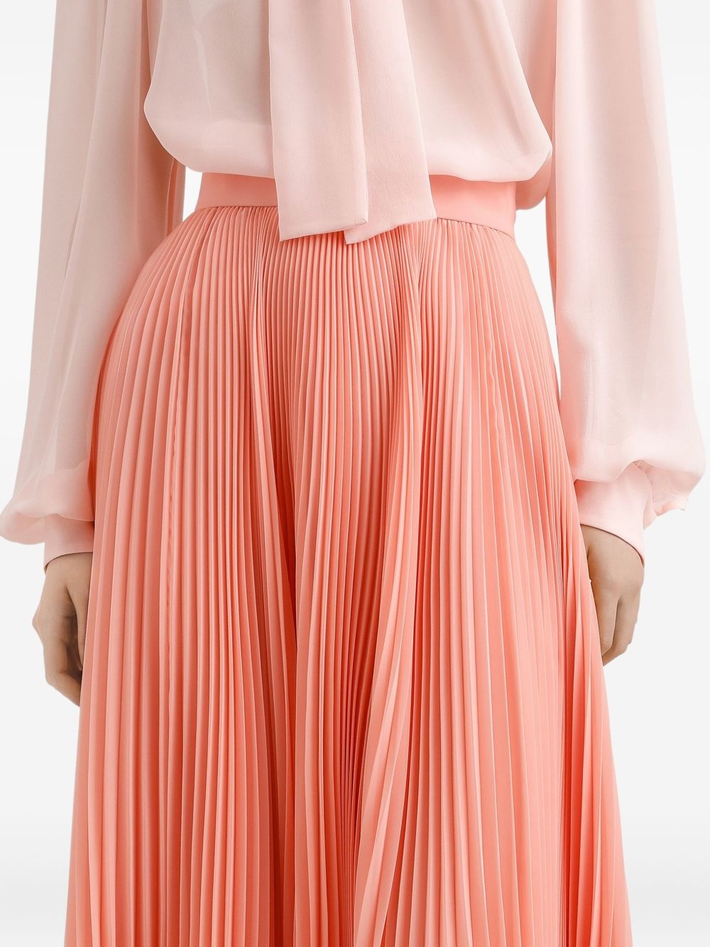pleated midi skirt - 5