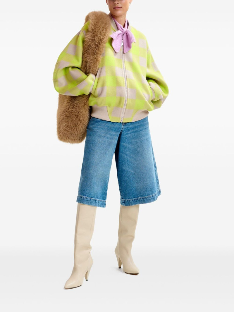 ESSENTIEL ANTWERP check-pattern cardigan outlook