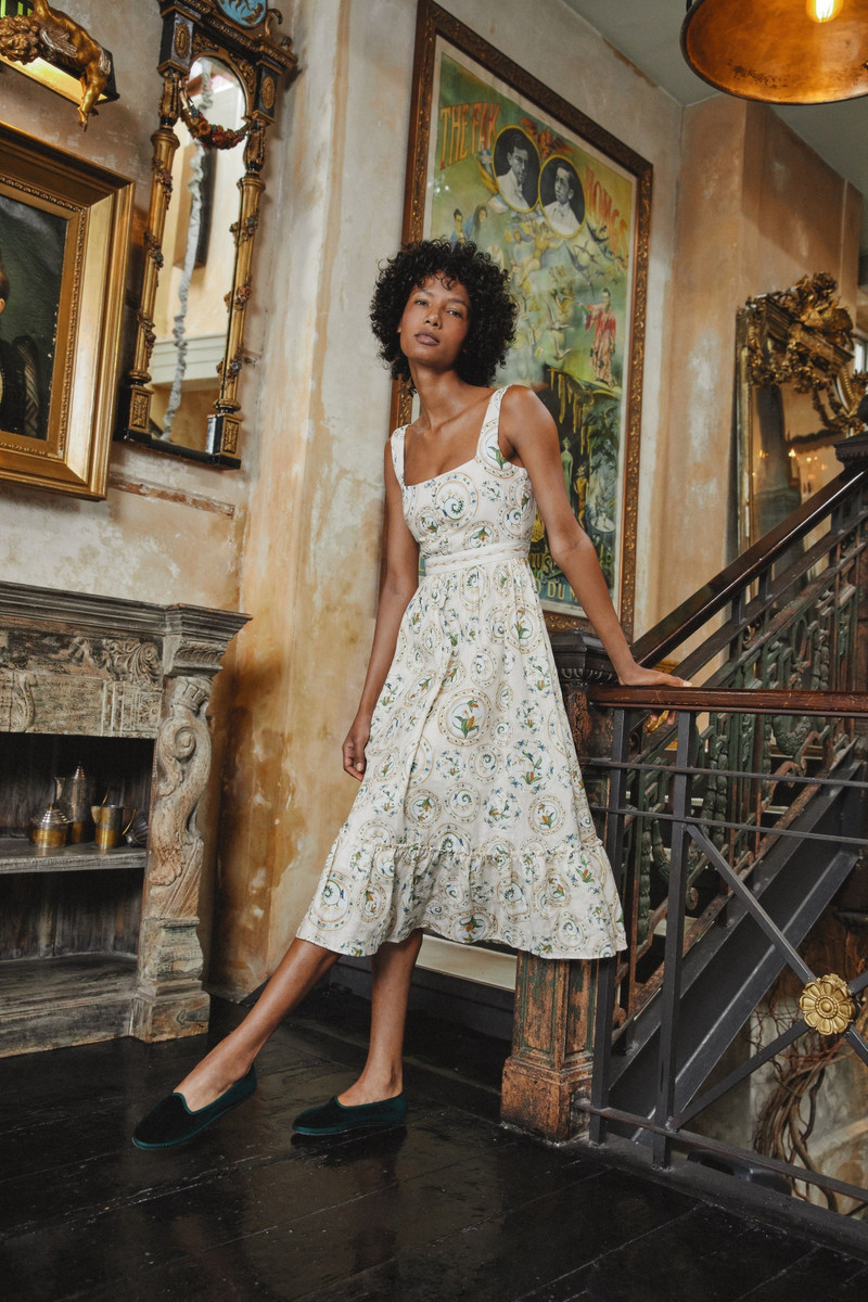 Melon Menaje Midi Dress 4