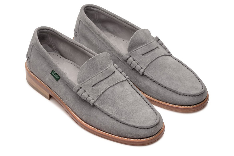 Coraux Velours Zinc - Leather Sole 2