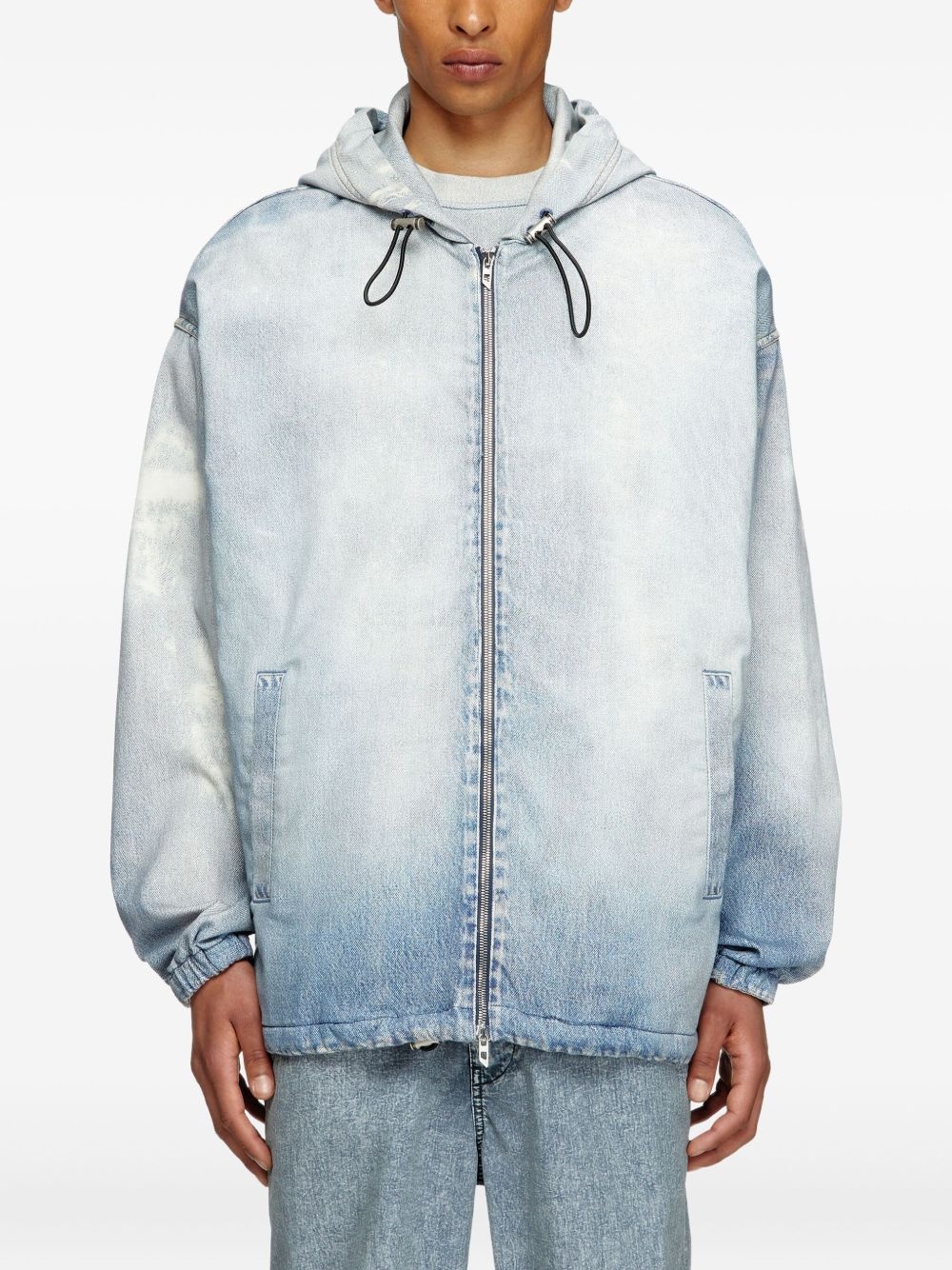 D-Wynny hooded zip-up jacket - 3