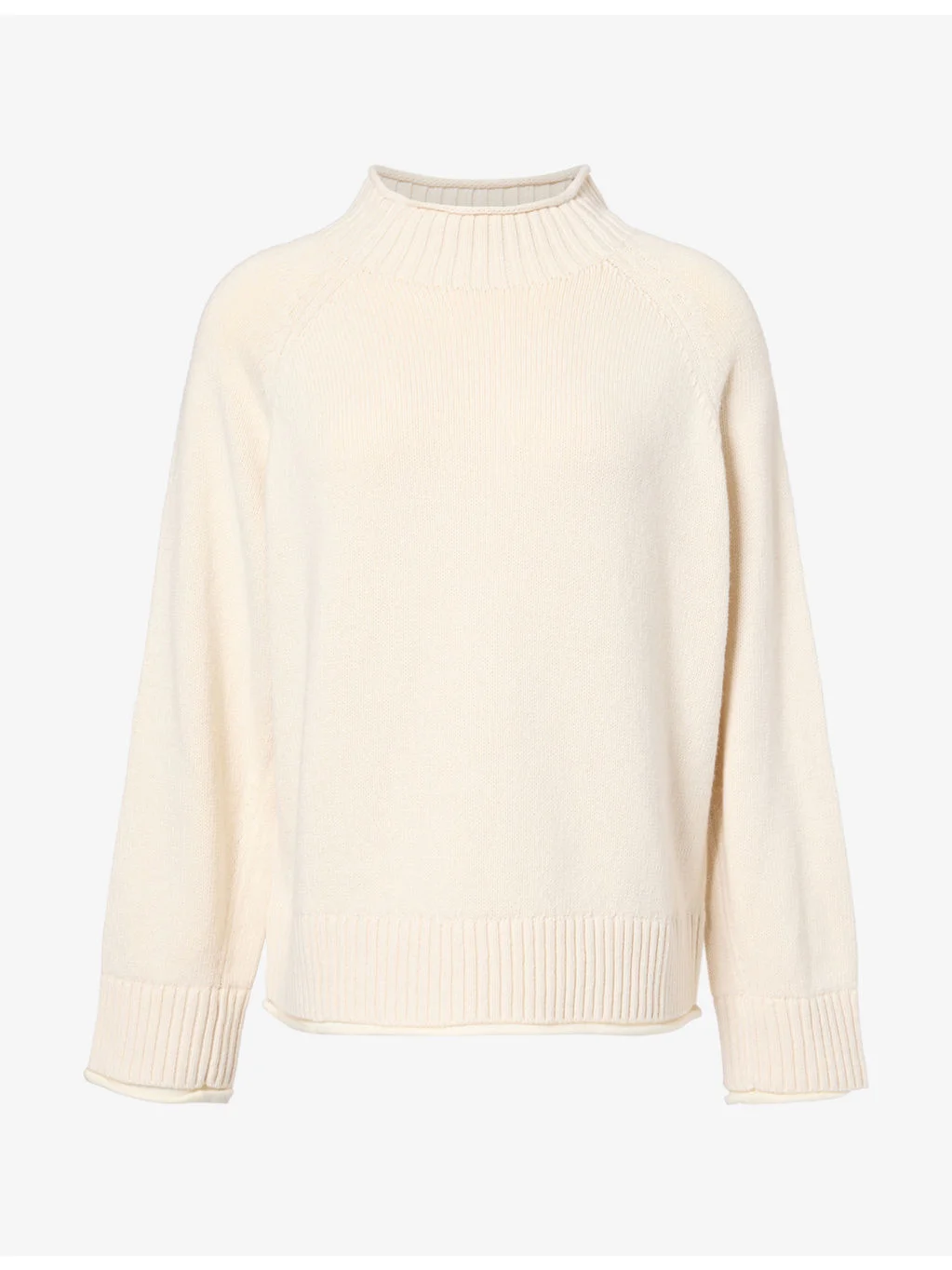 Hazel High-Neck Wool-Blend Jumper - 1