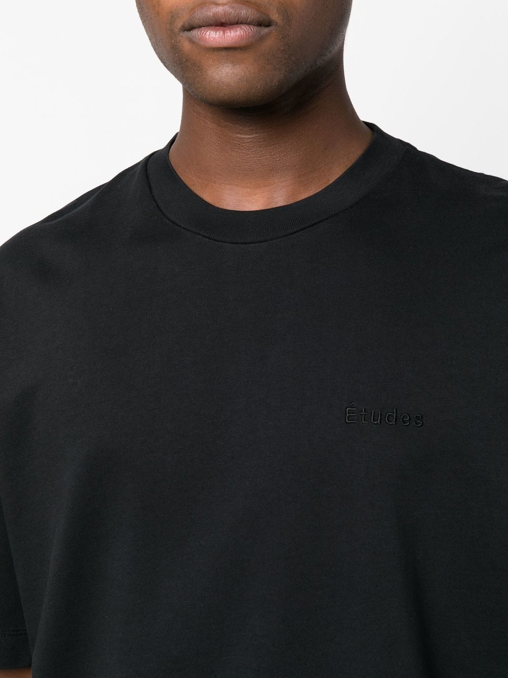 embroidered-logo detail T-shirt - 5