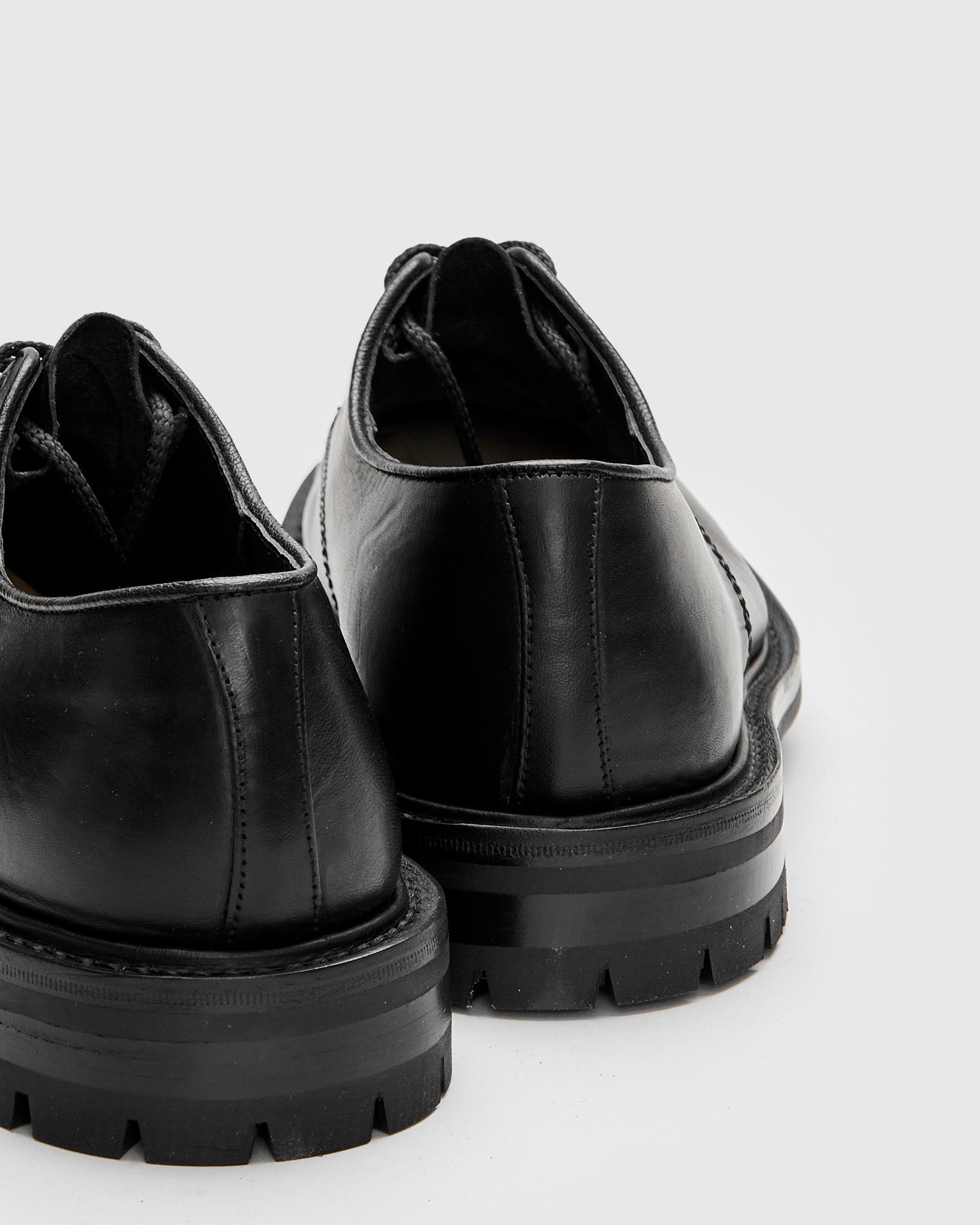 Daniel Work Shoe in Black Washed Horse - 5