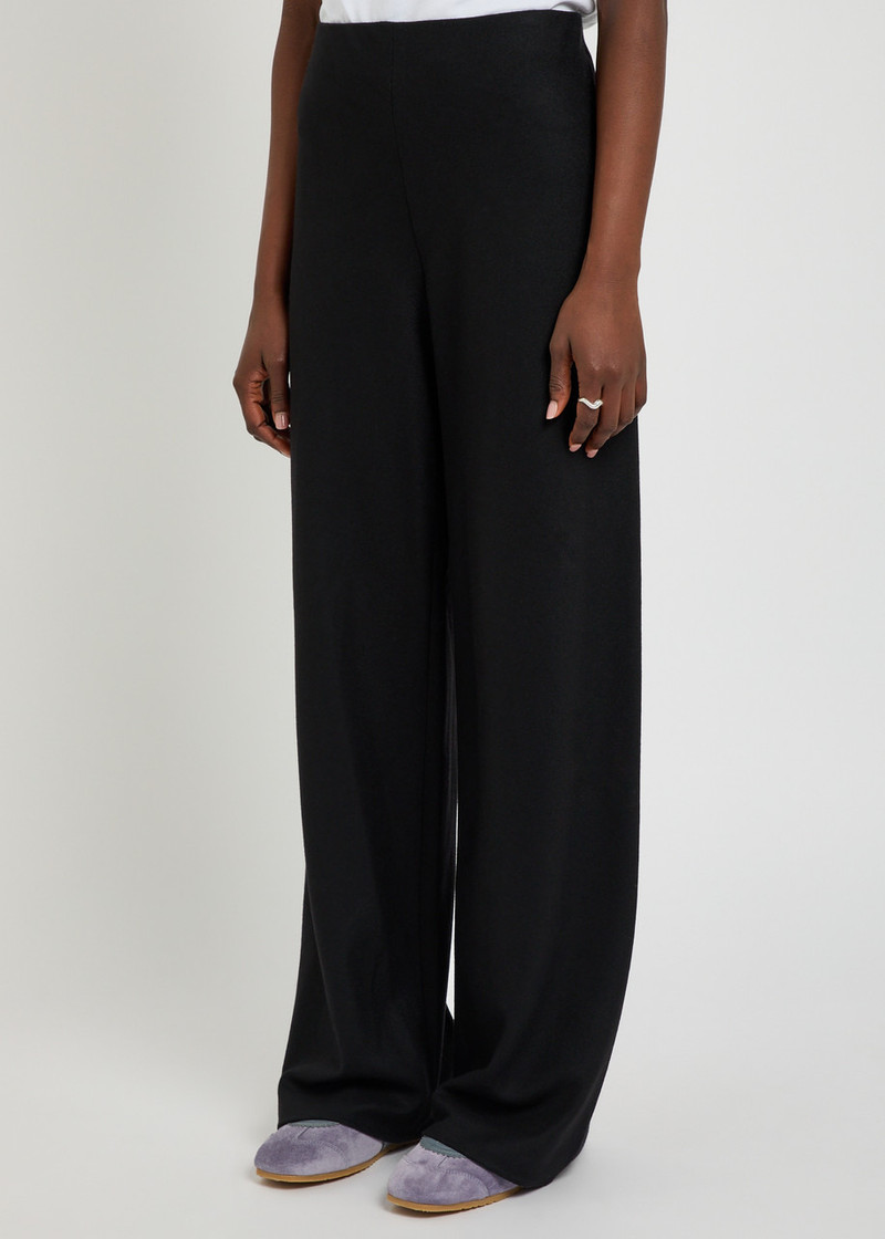 Vince Vince Wide-leg Wool-blend Trousers outlook