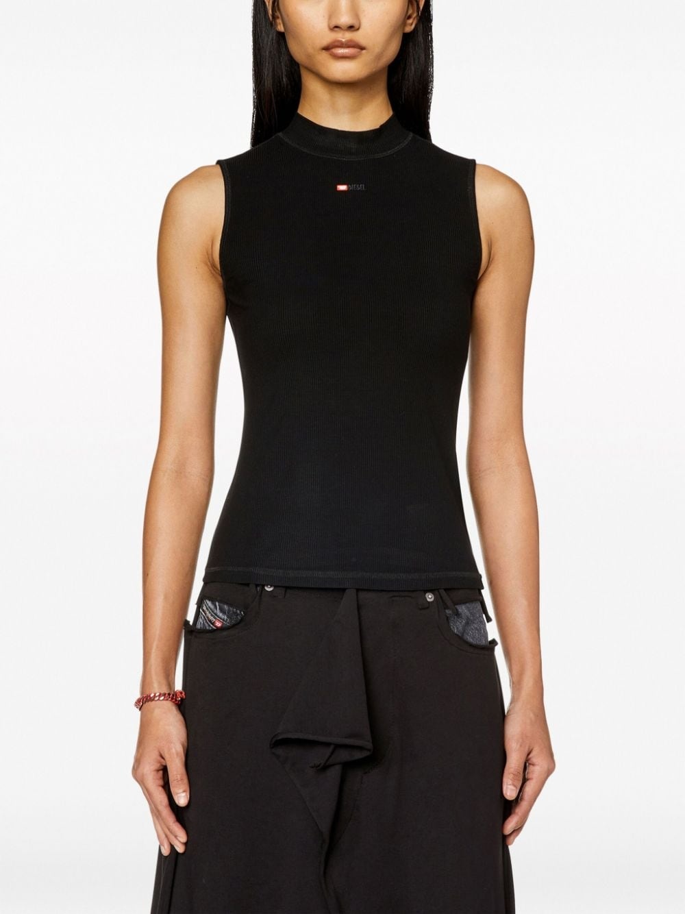 T-Mokky logo-embroidered tank top - 5