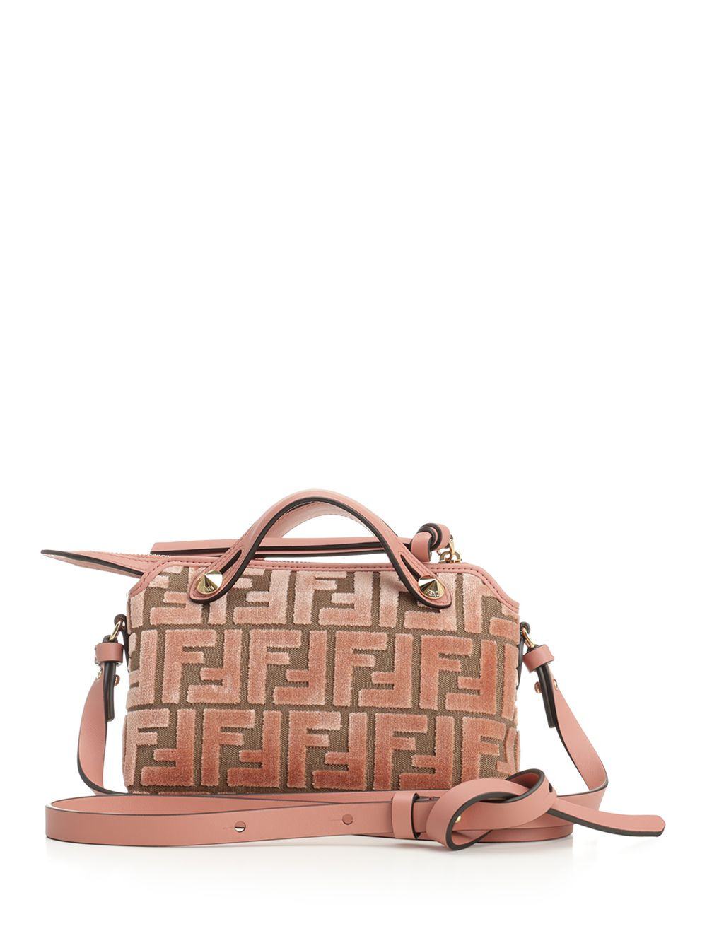 Mini By The Way Zucca Velvet Handbags Rose - 3