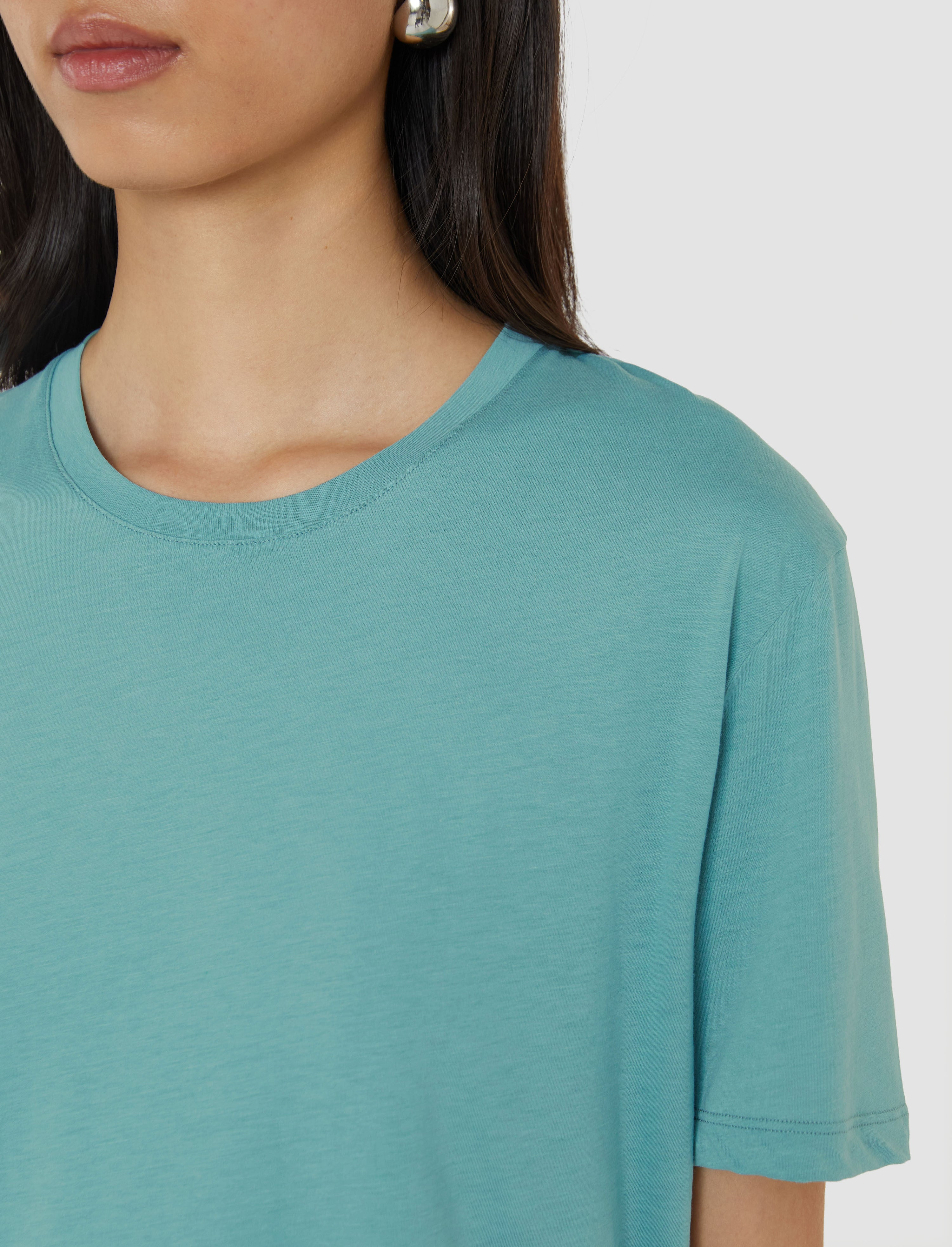 Cotton Silk Jersey T-Shirt - 5