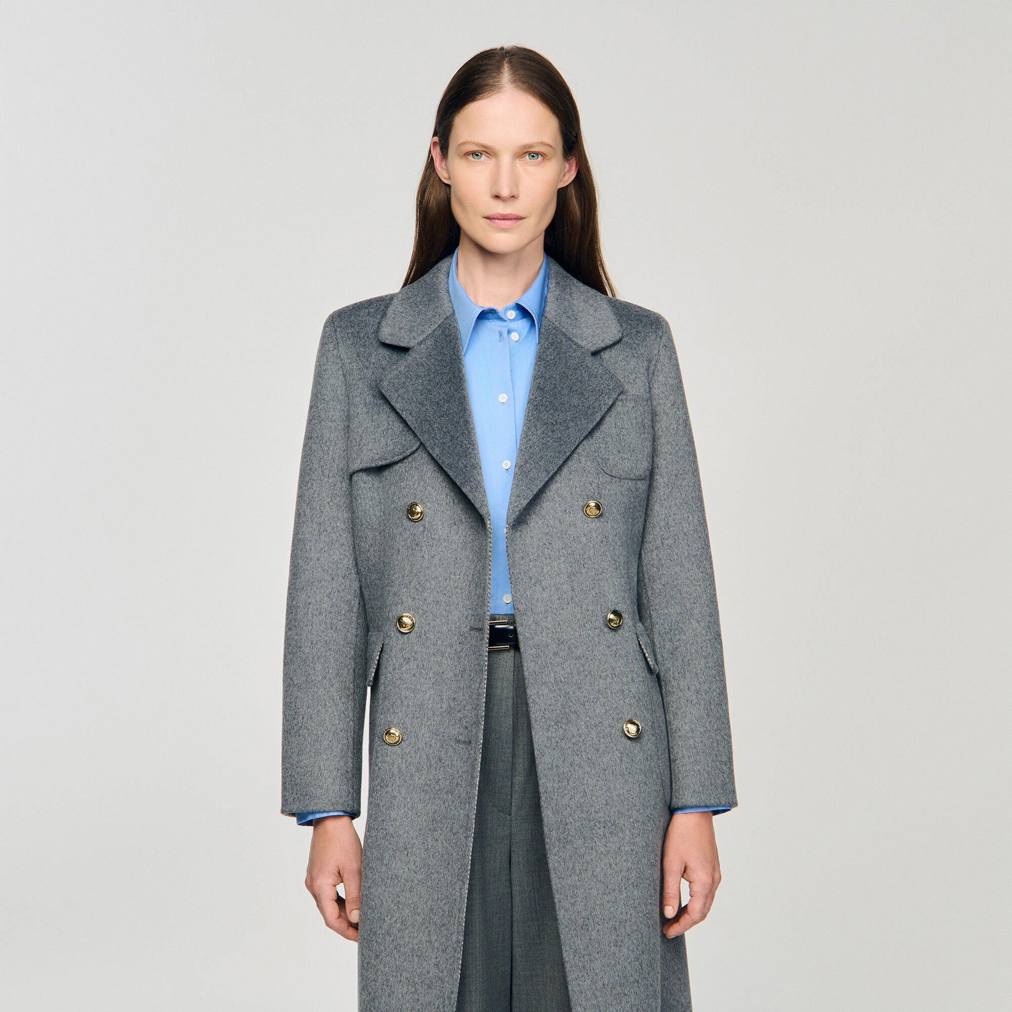 DOUBLE-FACED CHECK COAT - 4