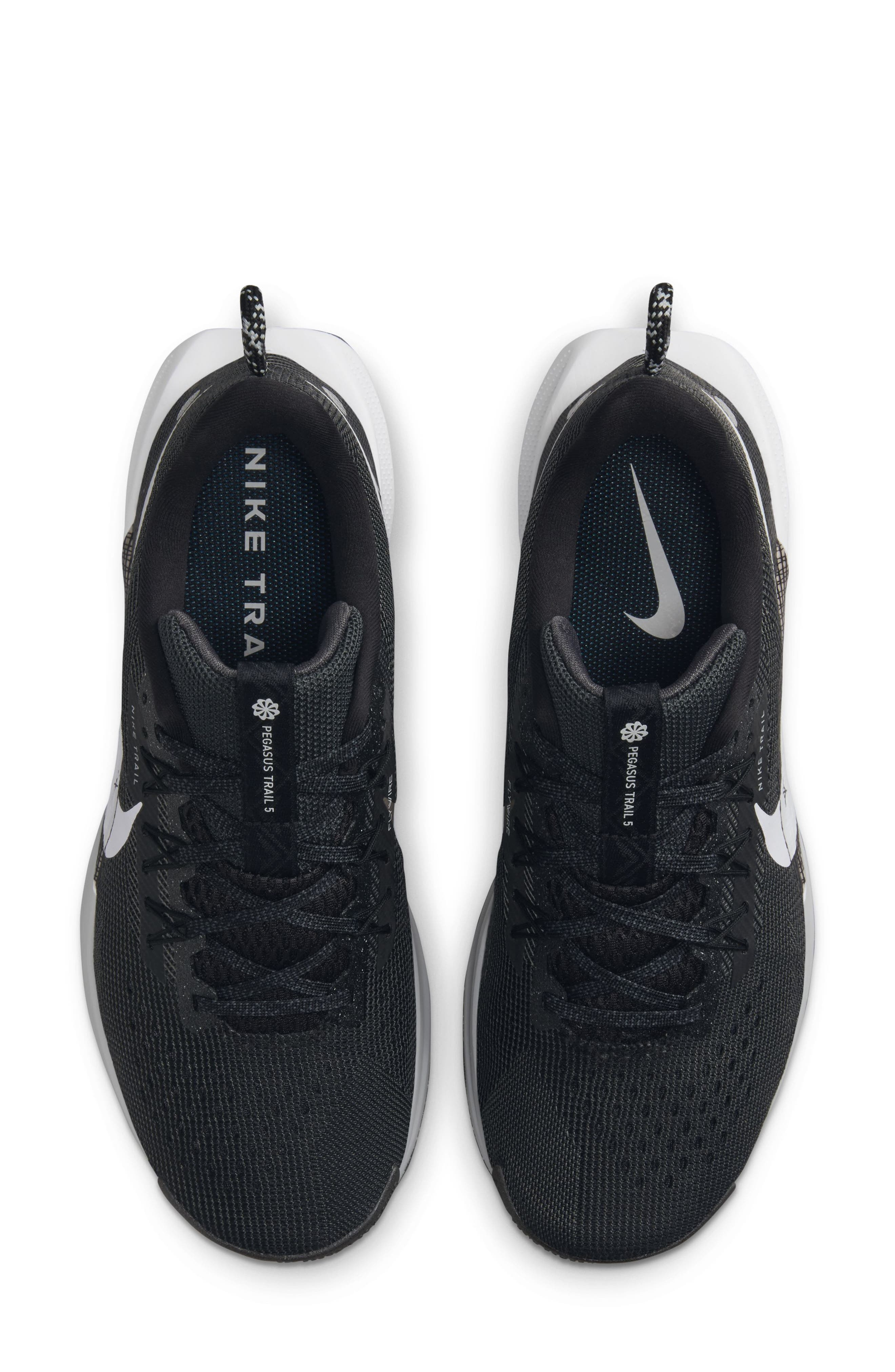 Nike ReactX Pegasus 5 Trail Running Shoe in Black/Anthracite/Grey/White at Nordstrom - 3