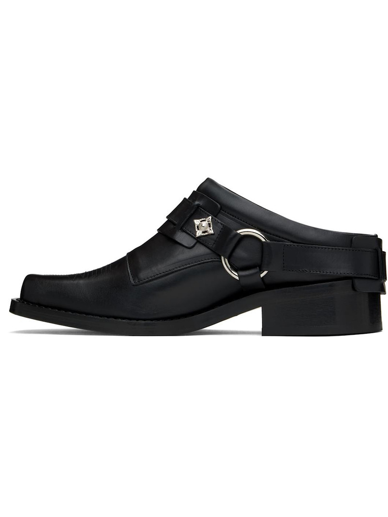 Black Western Mules 3