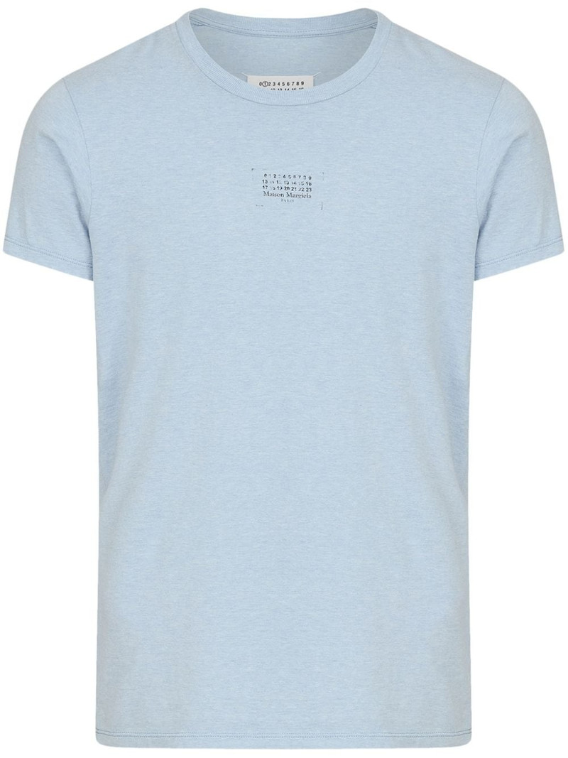 numbers-motif T-shirt 1