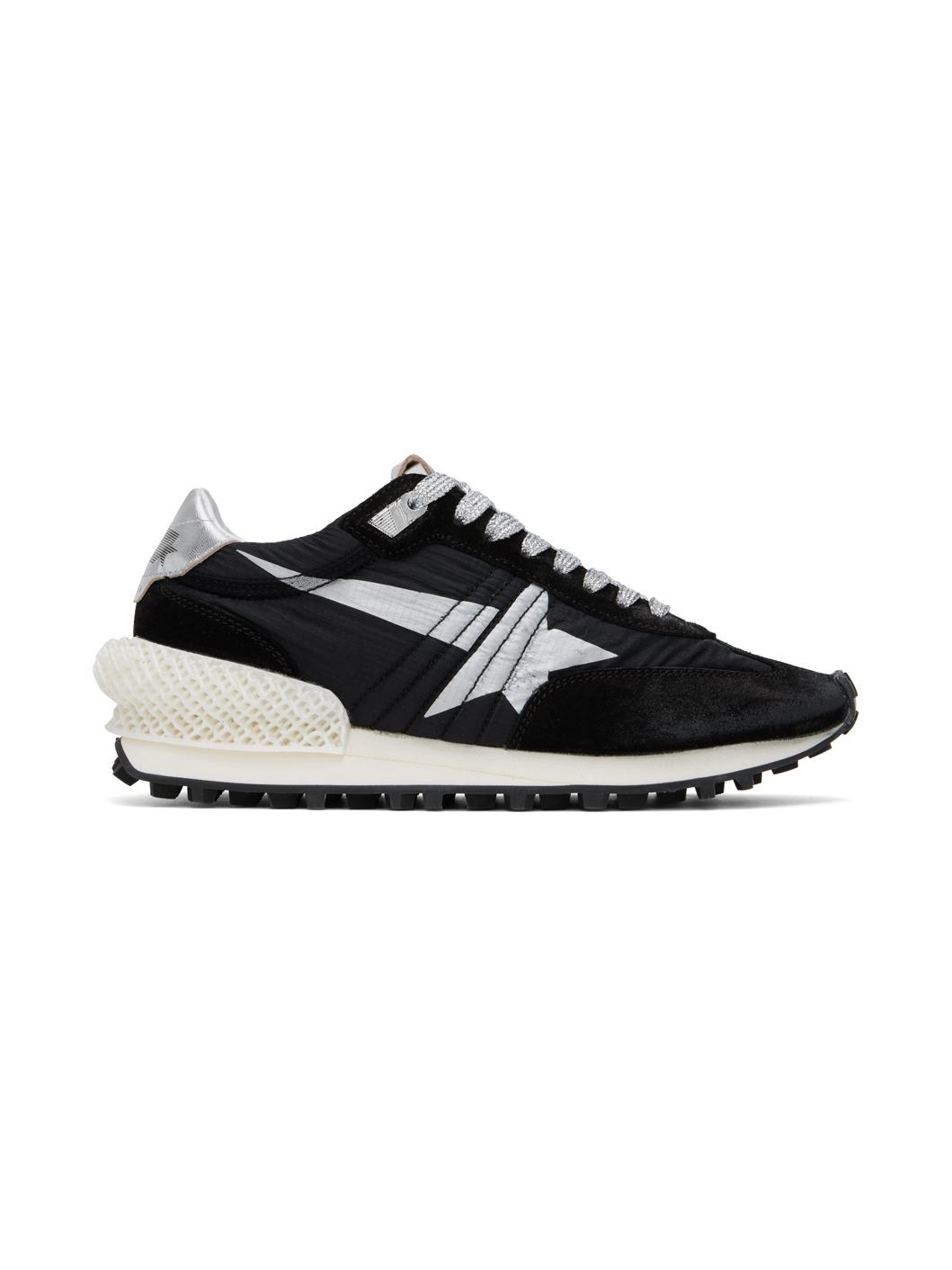 Black & Silver Running Marathon M2000 Sneakers - 1