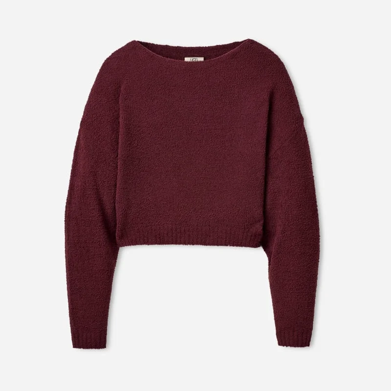 ® Women's Novalie Slouchy Pullover Polyester Tops in Wild Grape - 1