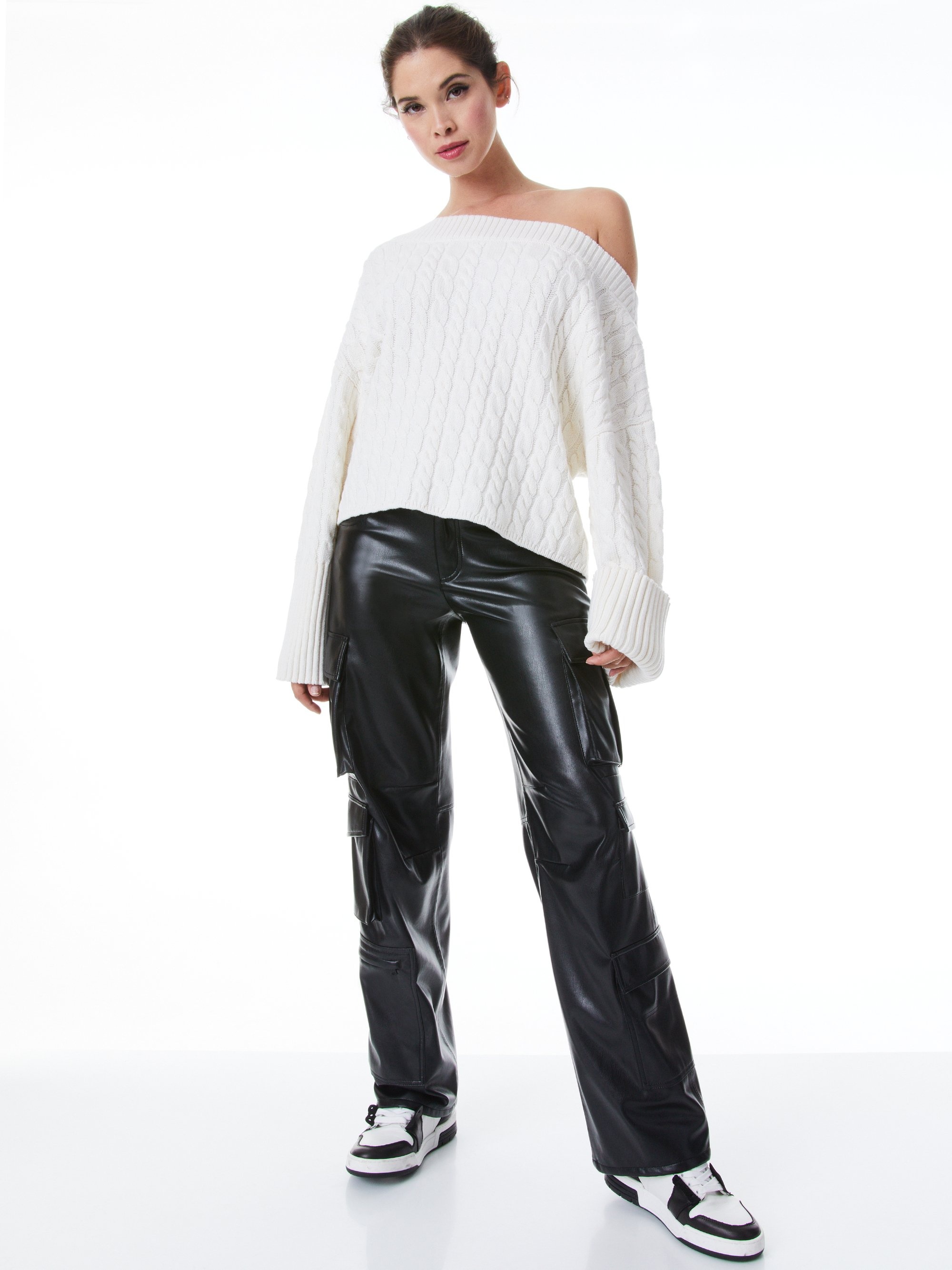 INA CABLE KNIT SWEATER - 4
