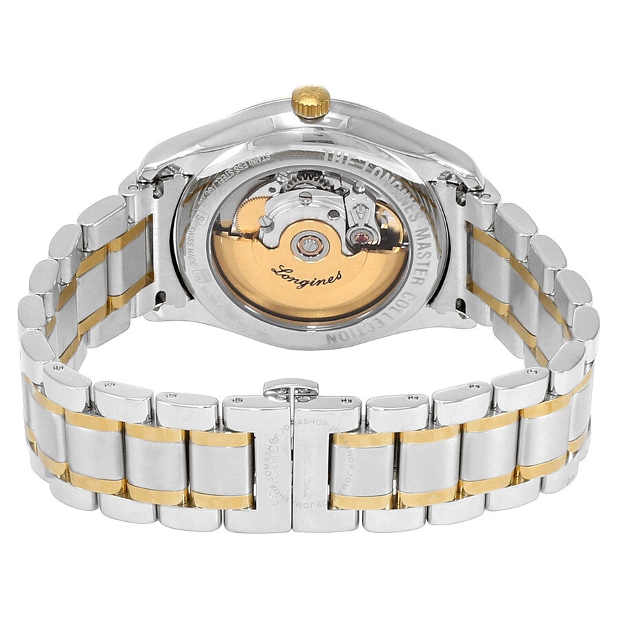 Longines Master Automatic Diamond Champagne Dial Men's Watch L2.755.5.37.7 - 3