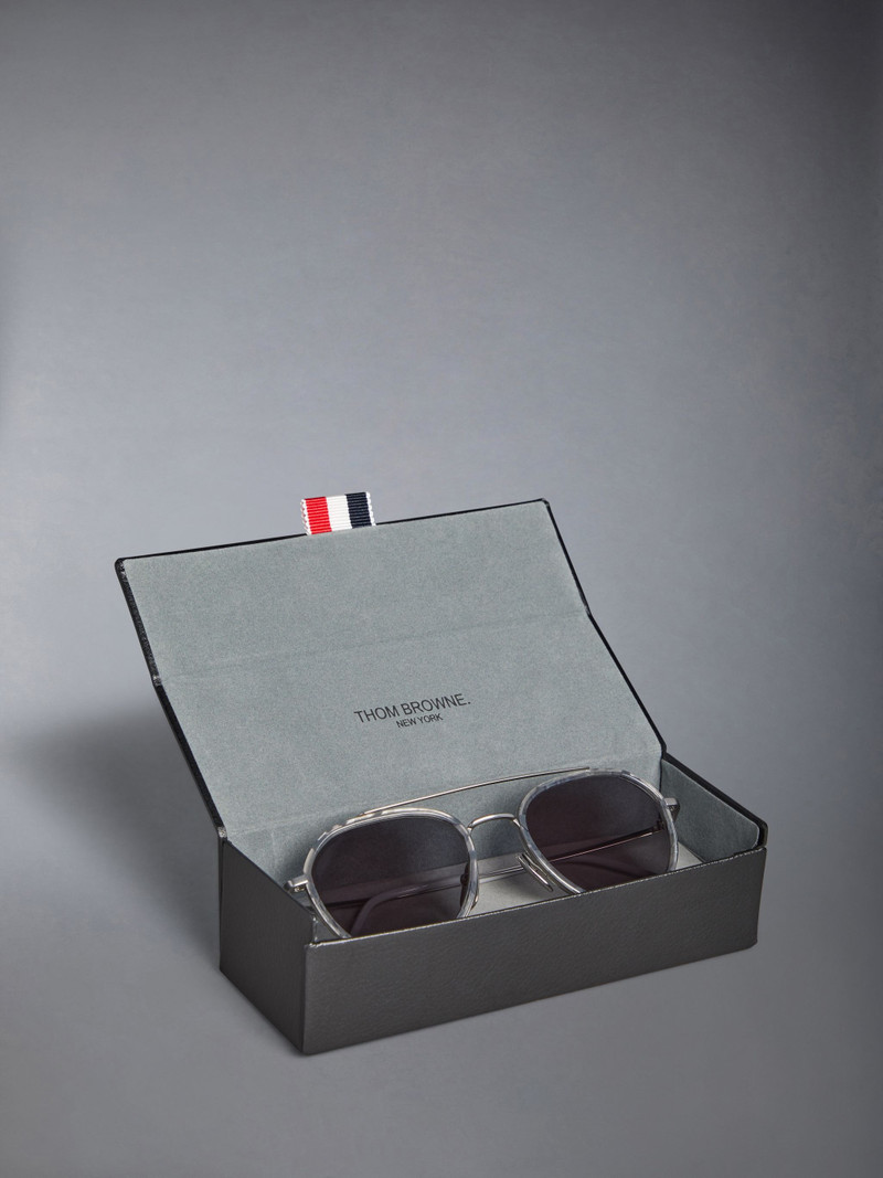 Acetate And Titanium Aviator Sunglasses 4