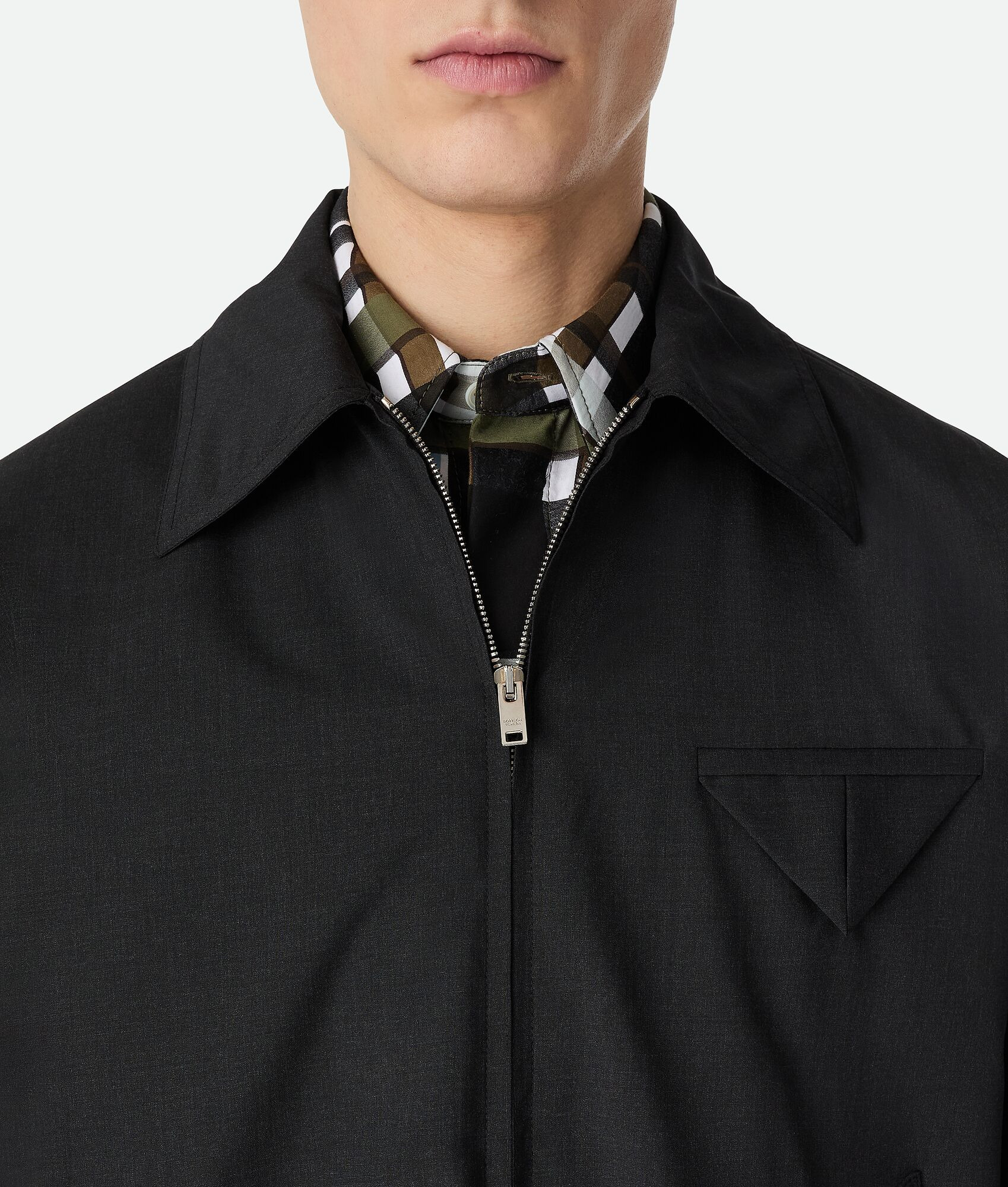 Fine Wool Kimono Blouson - 4