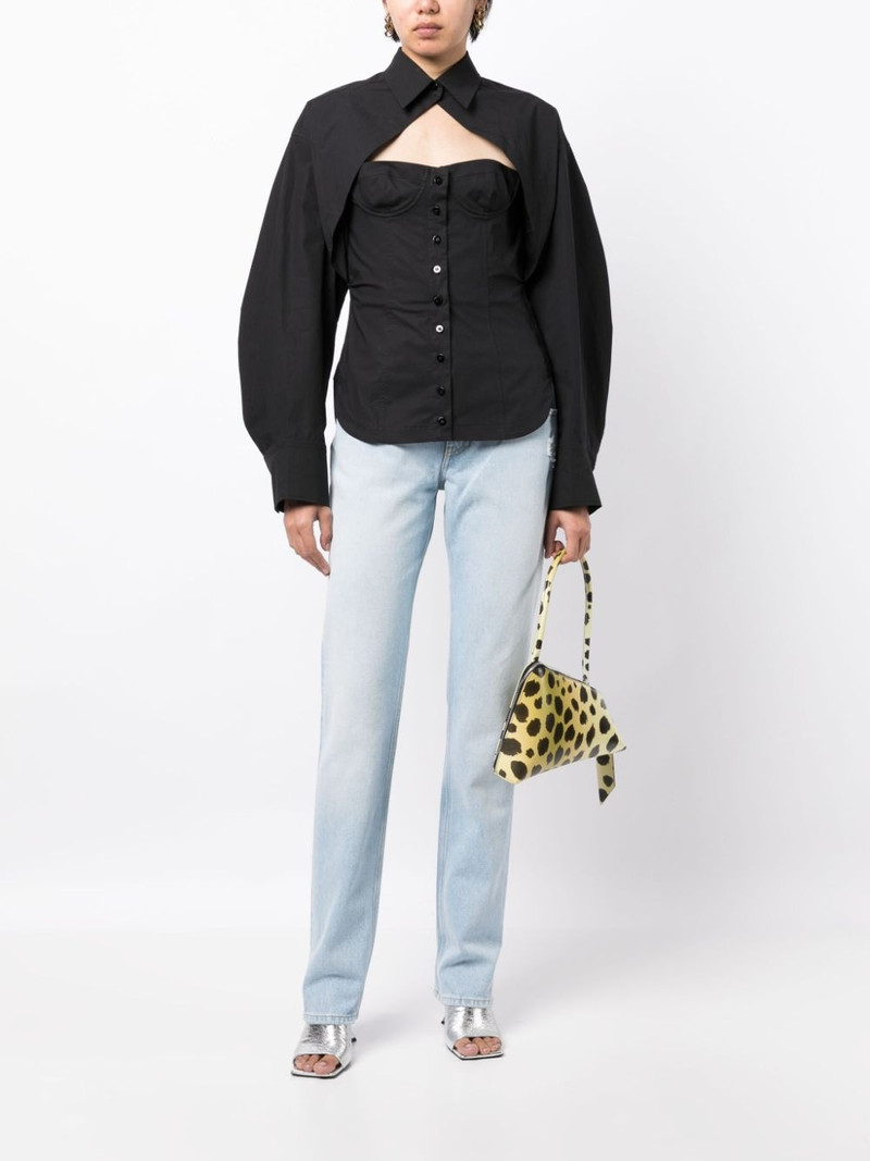 THE ATTICO Girlfriend straight-leg jeans outlook