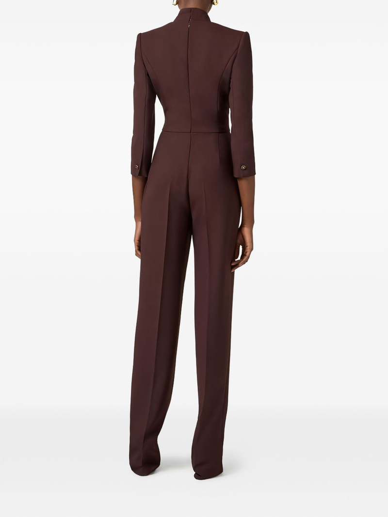 cut-out satin-lapel jumpsuit 3