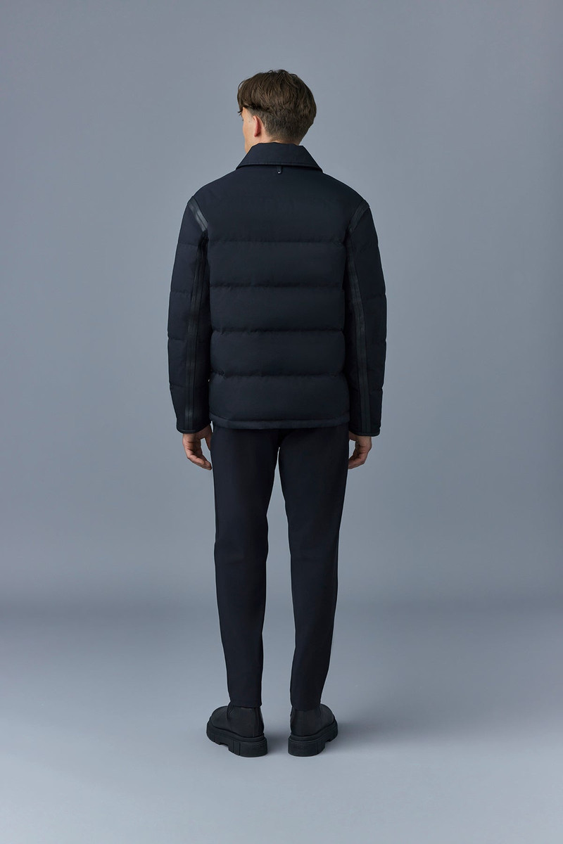 KAREEM Down leather workwear jacket 4