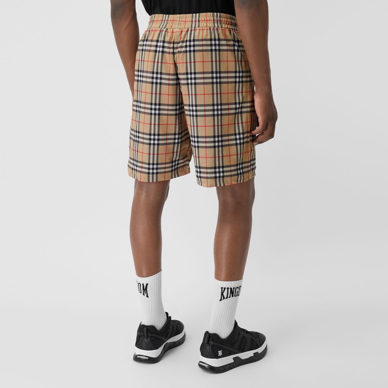 Vintage Check Technical Twill Shorts - 4