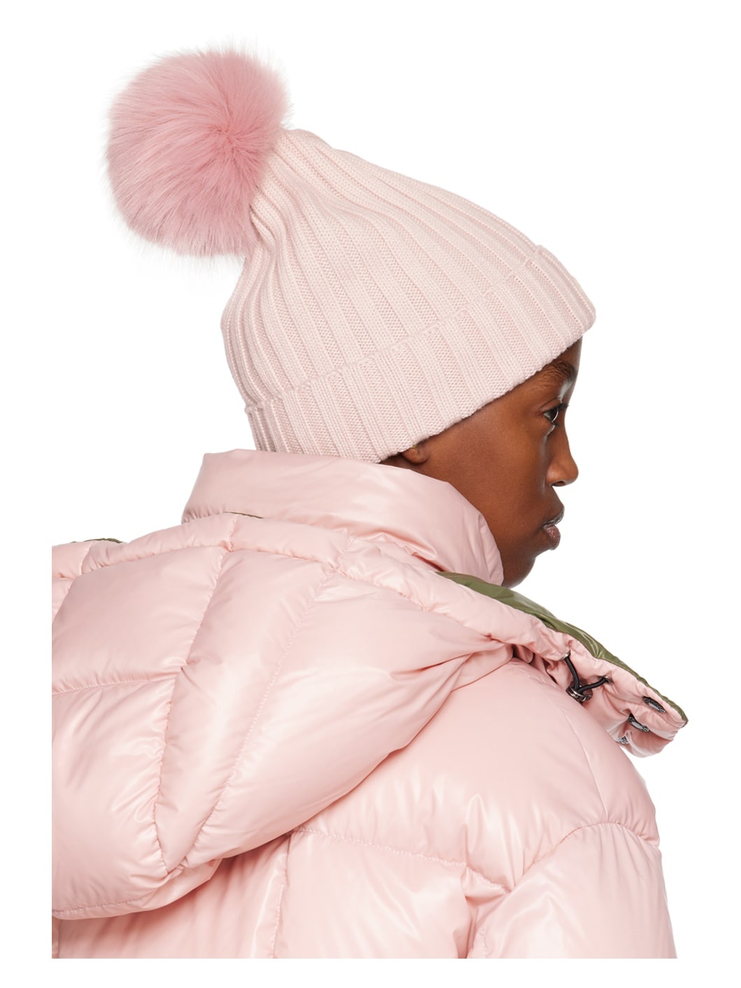 Pink Pom-Pom Beanie - 3