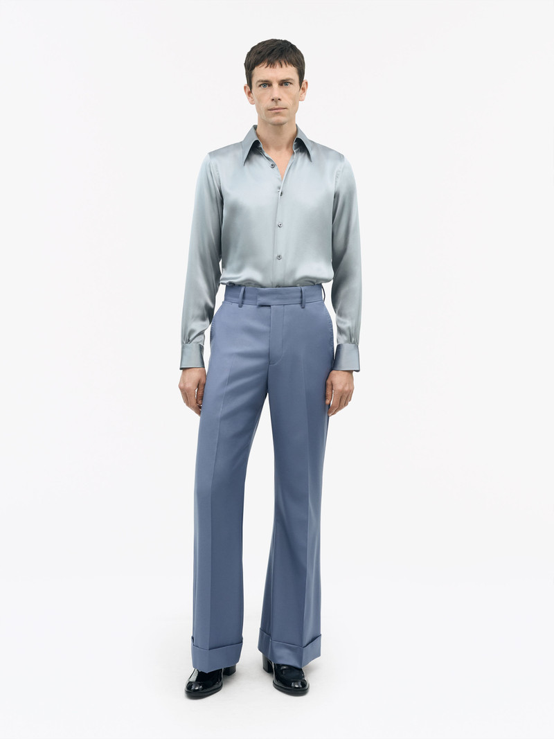 Alain Slim-fit Silk Shirt 1