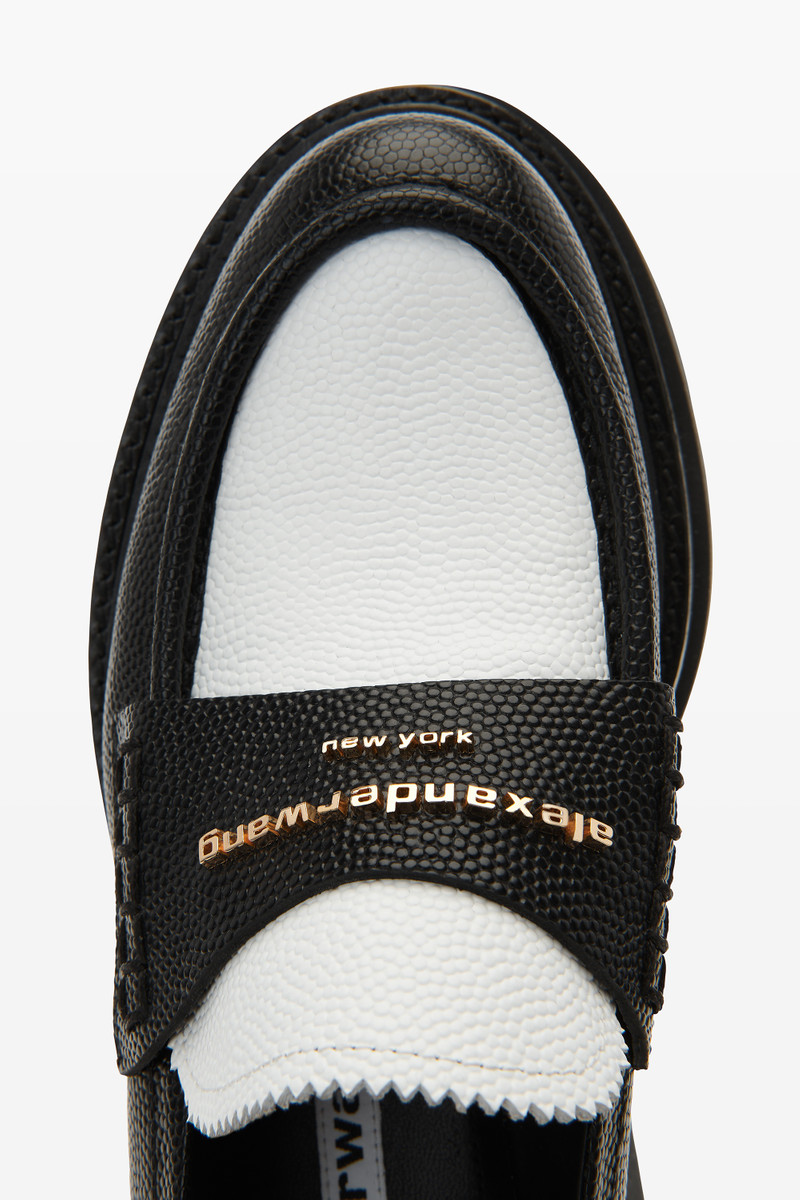 Alexander Wang CARTER LOAFER IN LEATHER outlook
