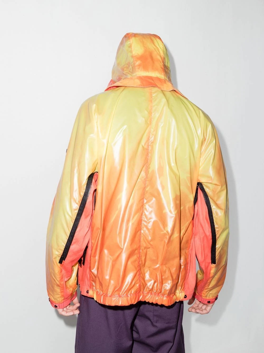 panelled heat-reactive Compass jacket - 3