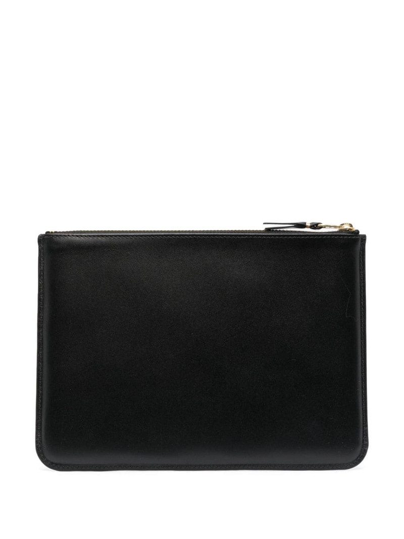 Comme Des Garçons engraved-logo leather wallet outlook