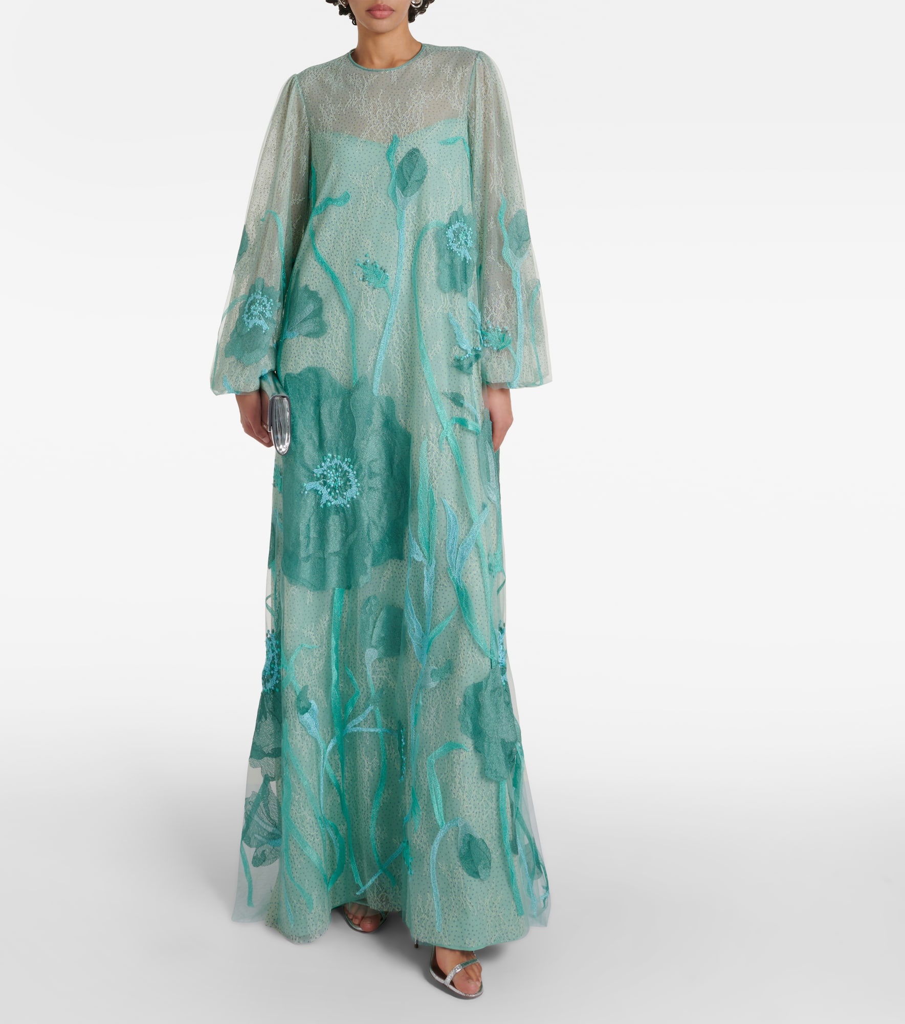 Yesenia embroidered tulle gown - 2