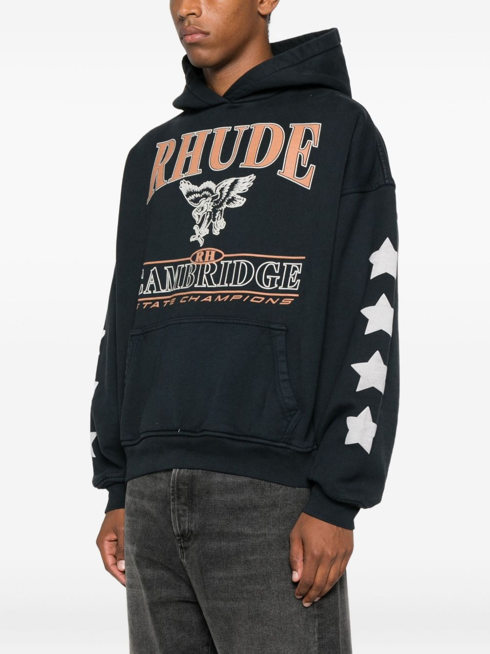 graphic-print hoodie - 3