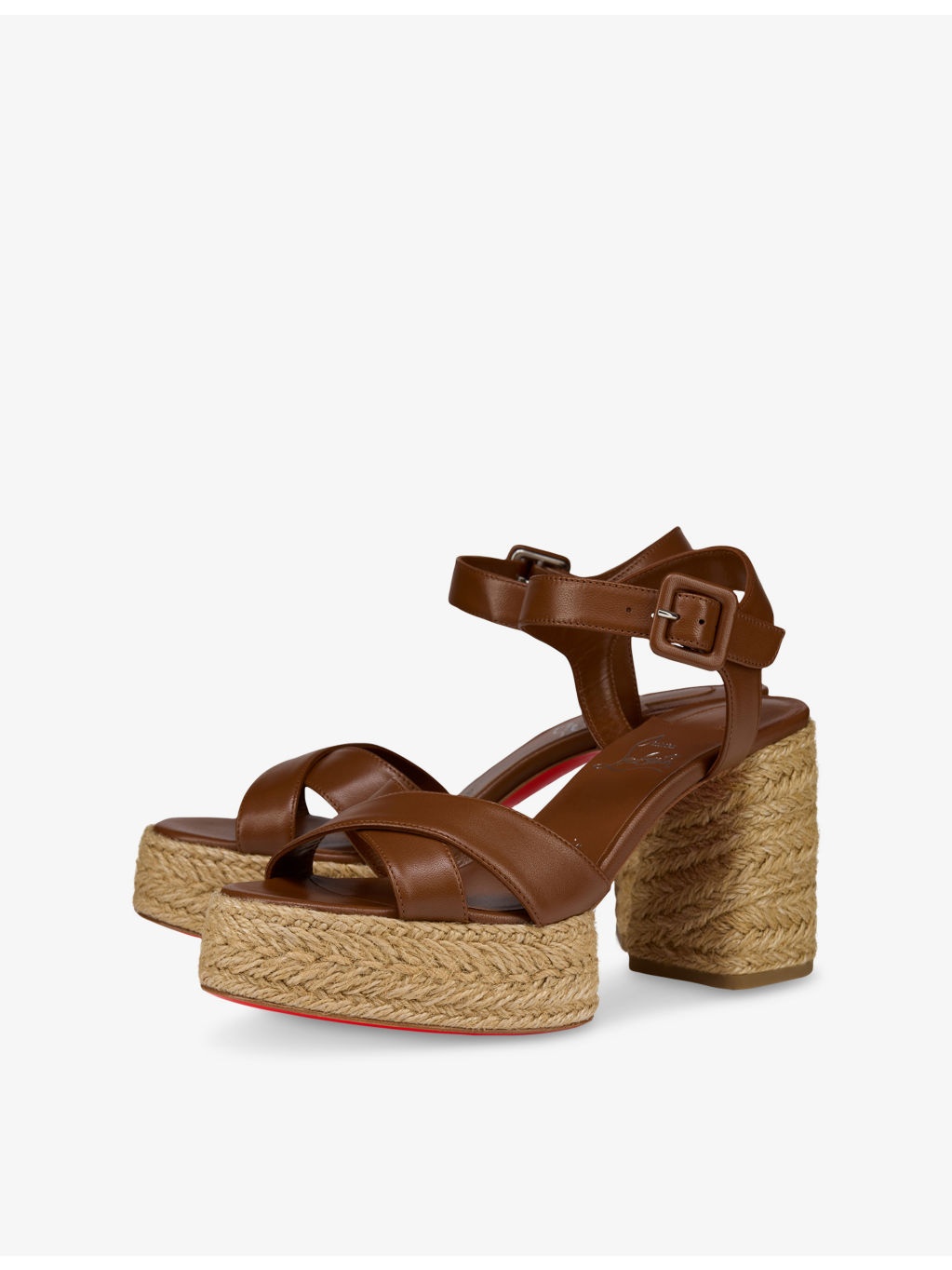 Calakala 85 Suede And Leather Heeled Espadrilles - 3